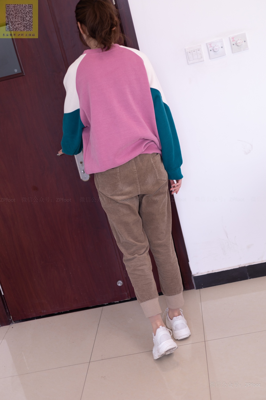 图片[40]-[LSS山茶摄影] NO.286 晨晨的灰丝和运动鞋短丝[89P] – 速更版-美库