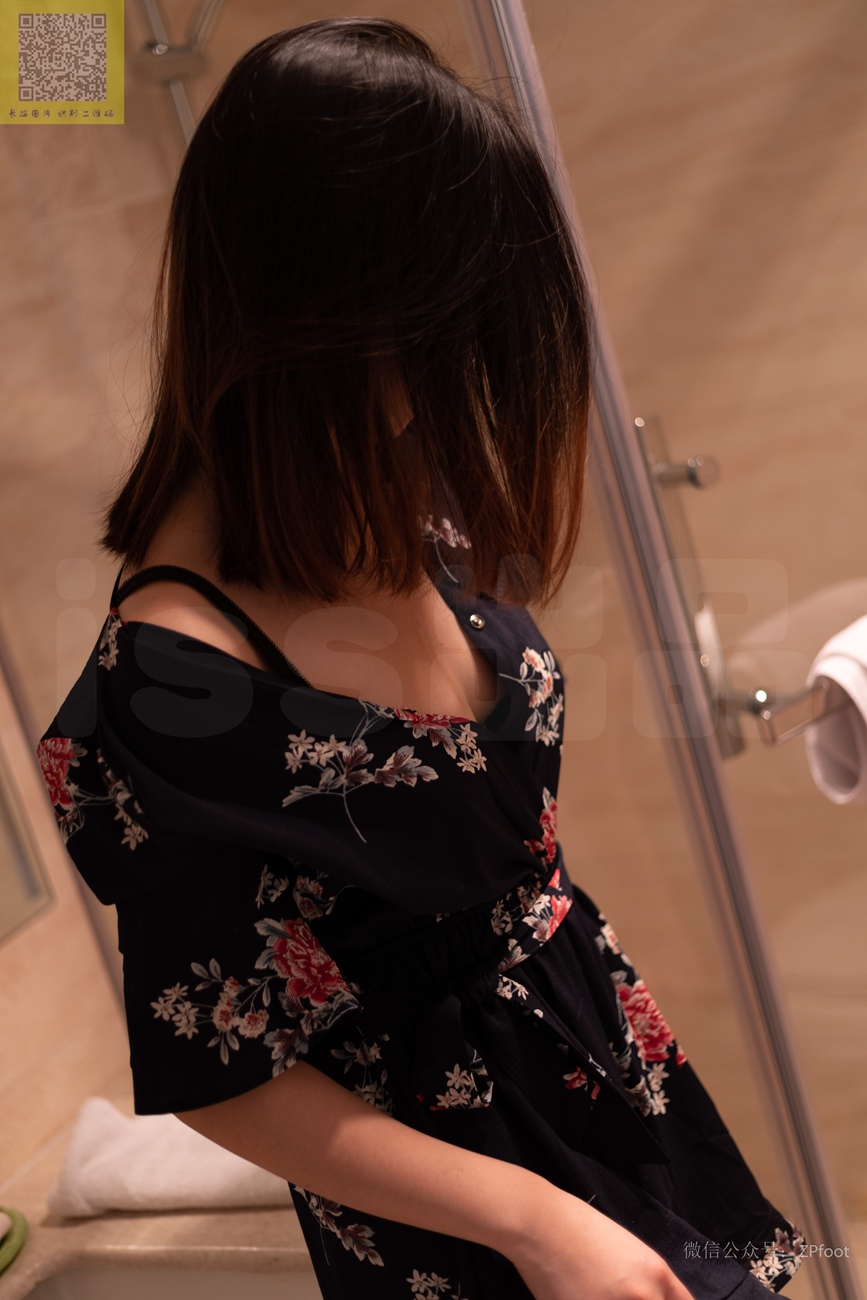 图片[18]-[LSS山茶摄影] NO.297 小辛的肉丝碎花裙[54P] – 速更版-美库