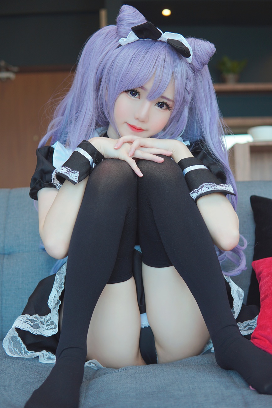 图片[33]-Sally Dorasnow – Keqing Maid[52P] – 速更版-美库