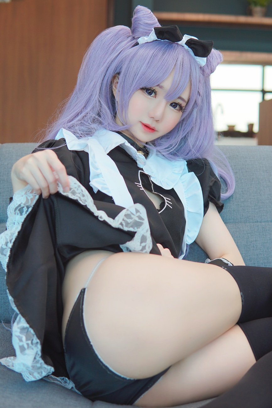 图片[39]-Sally Dorasnow – Keqing Maid[52P] – 速更版-美库