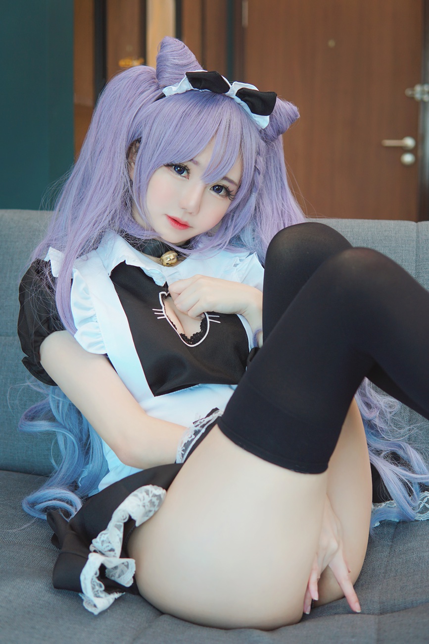 图片[40]-Sally Dorasnow – Keqing Maid[52P] – 速更版-美库