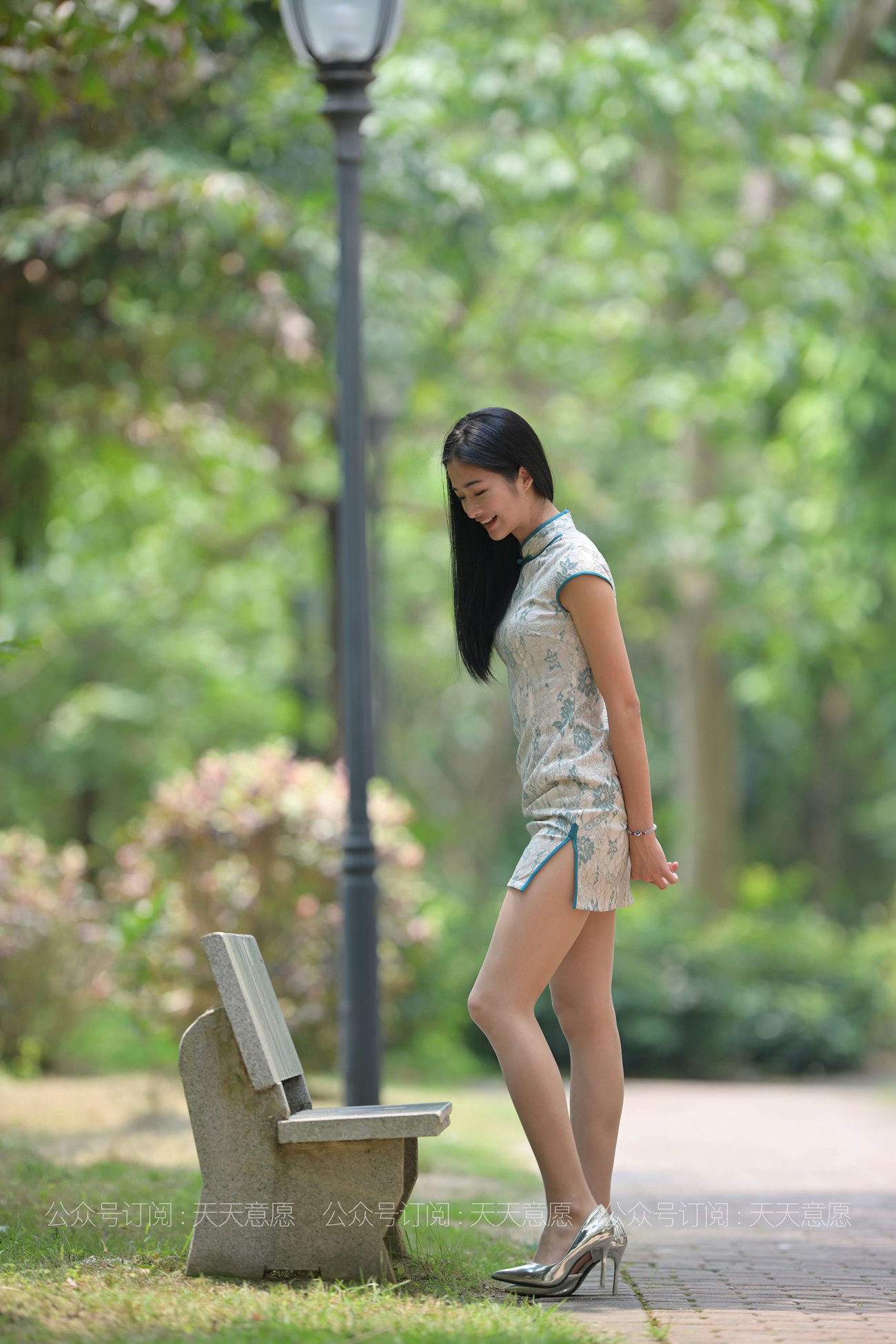 图片[17]-[IESS异思趣向] 耽丝 210505 树荫下的旗袍美女宁宁 [62P] – 速更版-美库