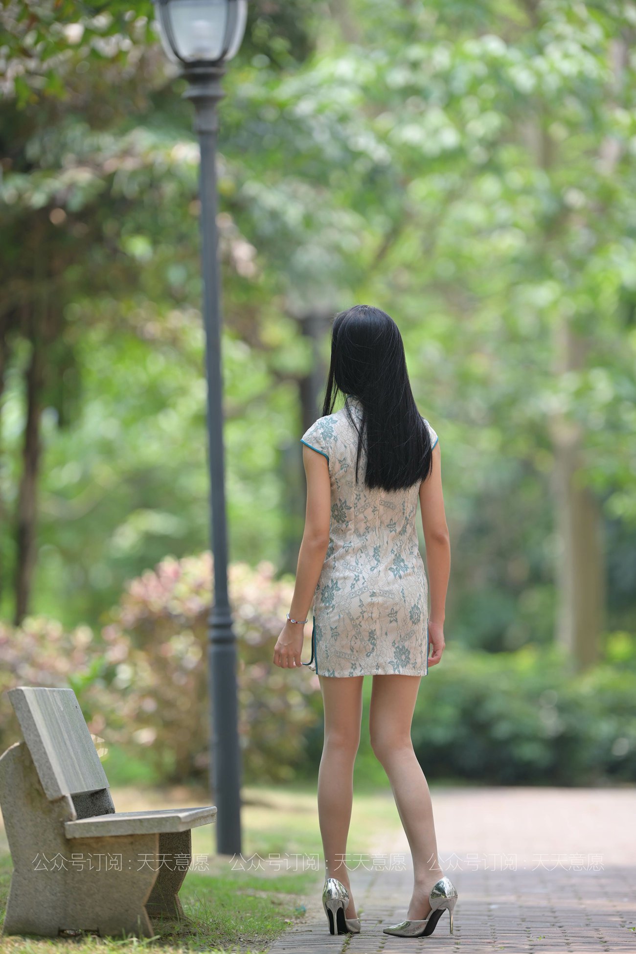 图片[20]-[IESS异思趣向] 耽丝 210505 树荫下的旗袍美女宁宁 [62P] – 速更版-美库