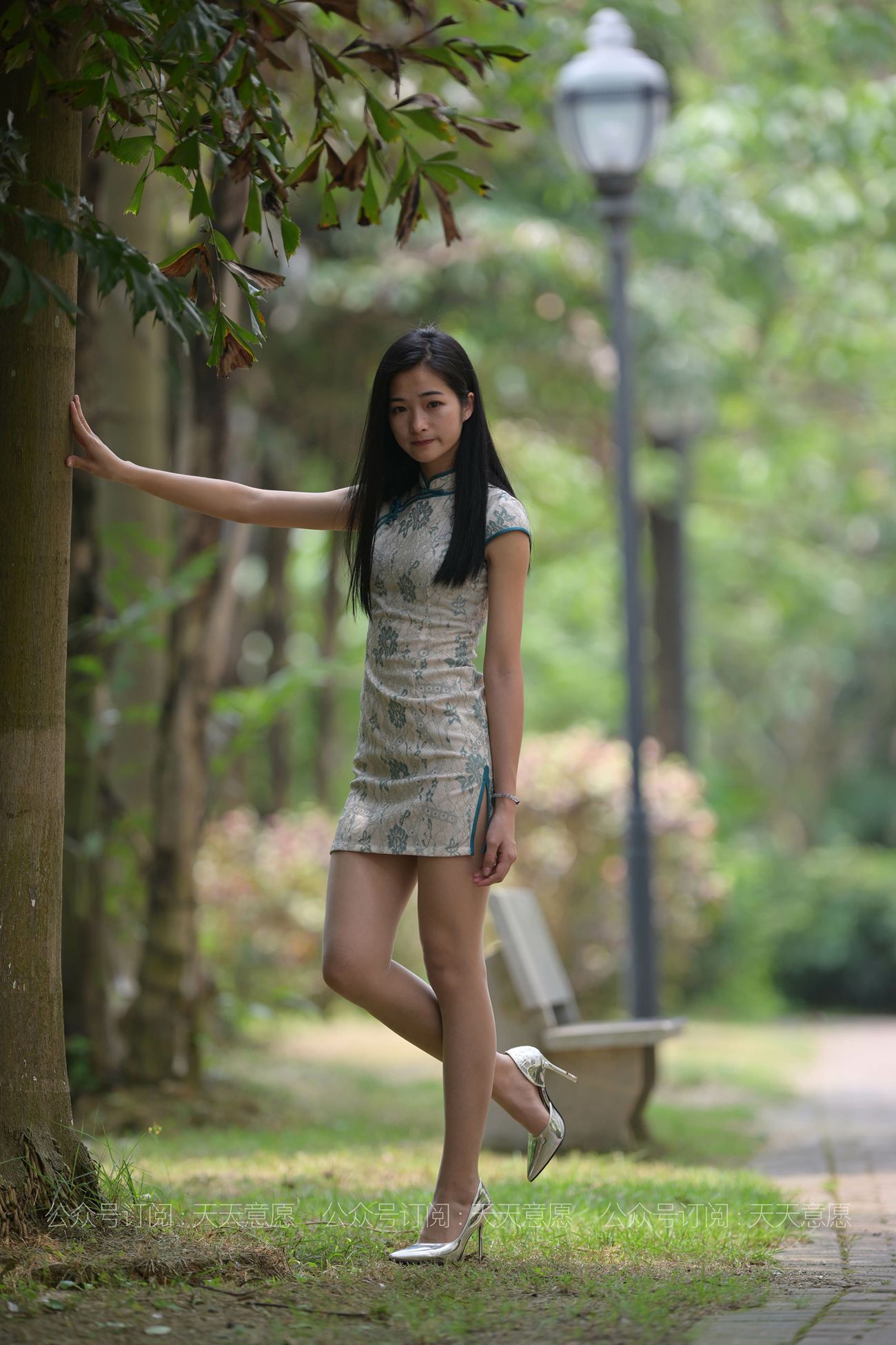 图片[31]-[IESS异思趣向] 耽丝 210505 树荫下的旗袍美女宁宁 [62P] – 速更版-美库