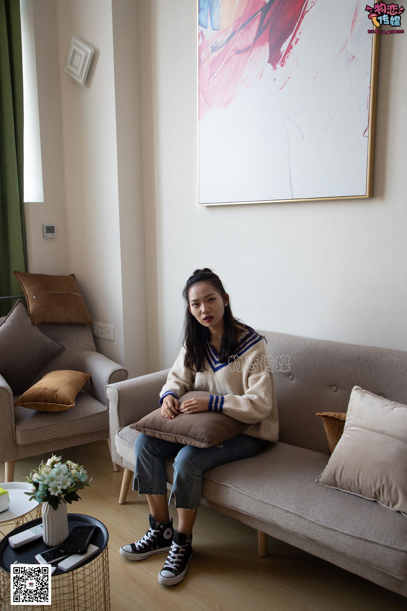 图片[14]-物恋传媒 No.080 雯雯-牛仔裤搭配匡威高帮帆布鞋 [141P] – 速更版-美库