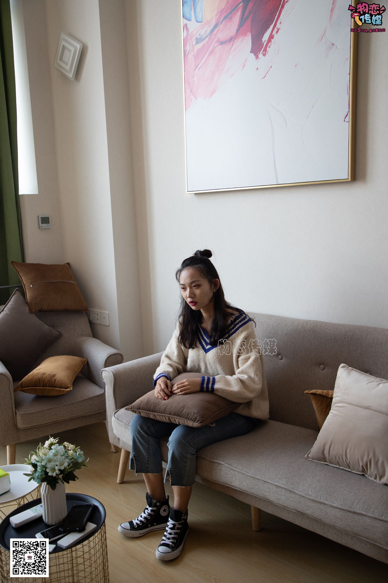 图片[15]-物恋传媒 No.080 雯雯-牛仔裤搭配匡威高帮帆布鞋 [141P] – 速更版-美库