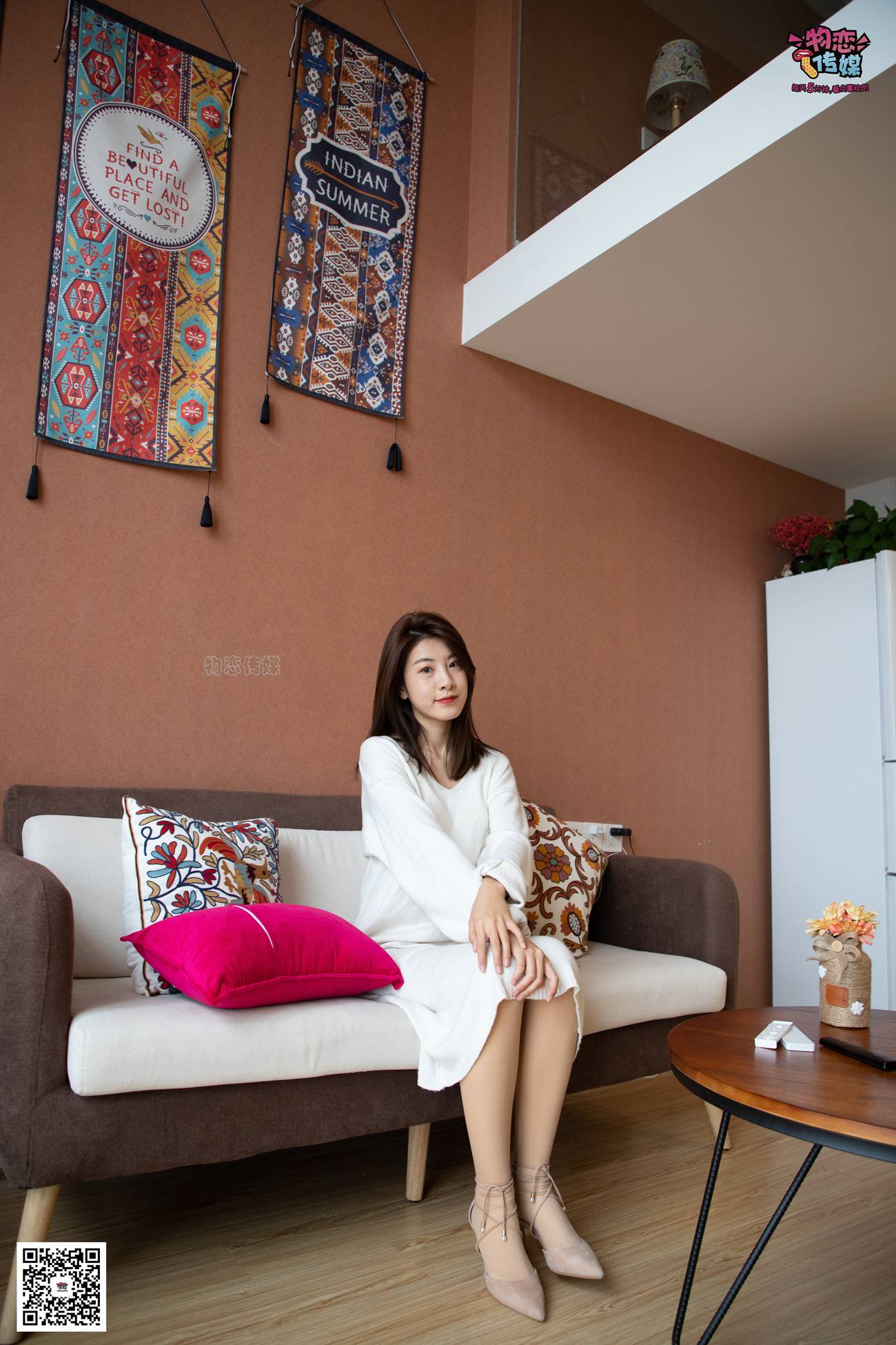 图片[22]-物恋传媒 No.085 柠檬-飘逸小白裙与细带高跟 [158P] – 速更版-美库