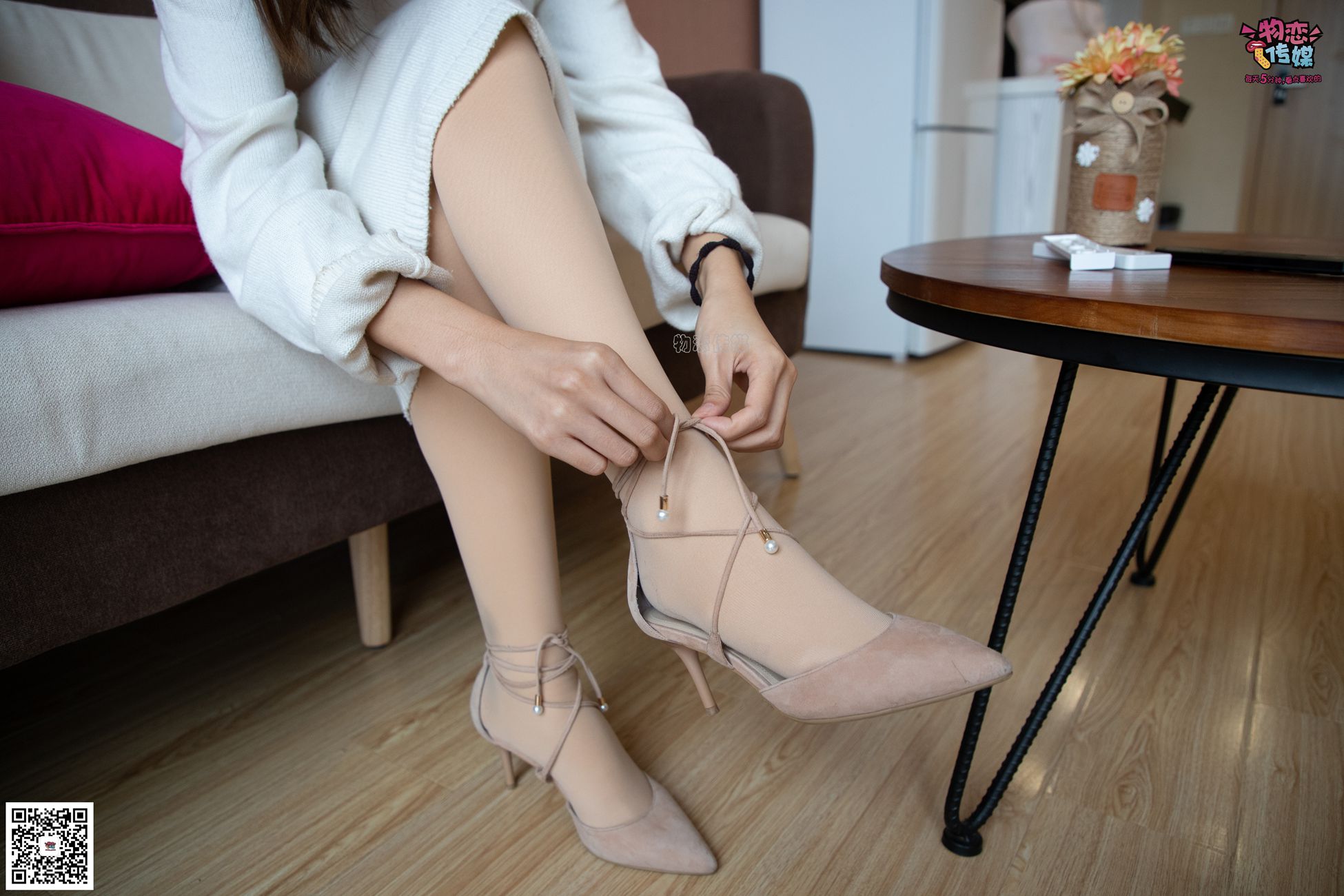 图片[33]-物恋传媒 No.085 柠檬-飘逸小白裙与细带高跟 [158P] – 速更版-美库