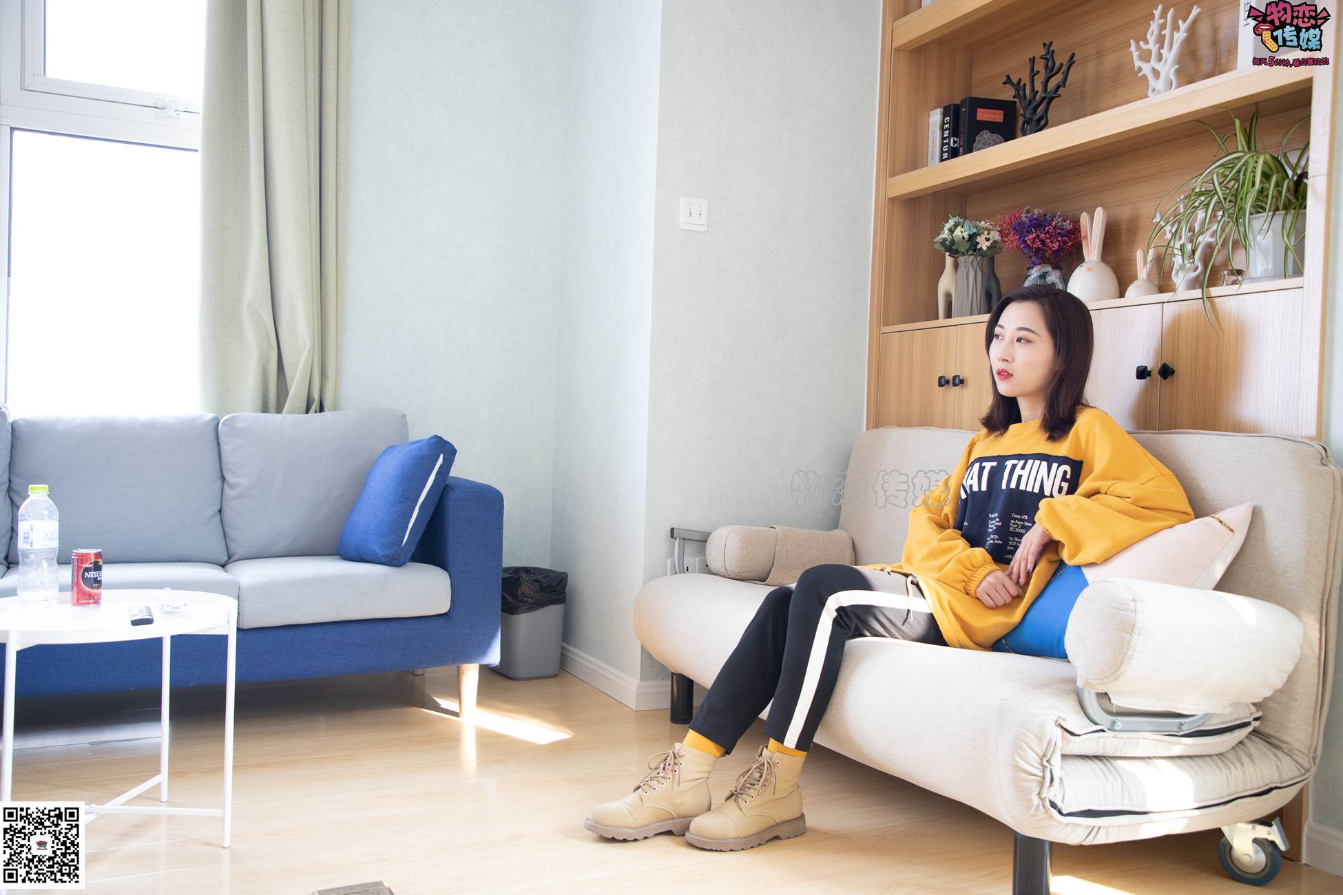 图片[140]-物恋传媒 NO.083 思薇 暖黄色棉袜与马丁靴 [142P] – 速更版-美库