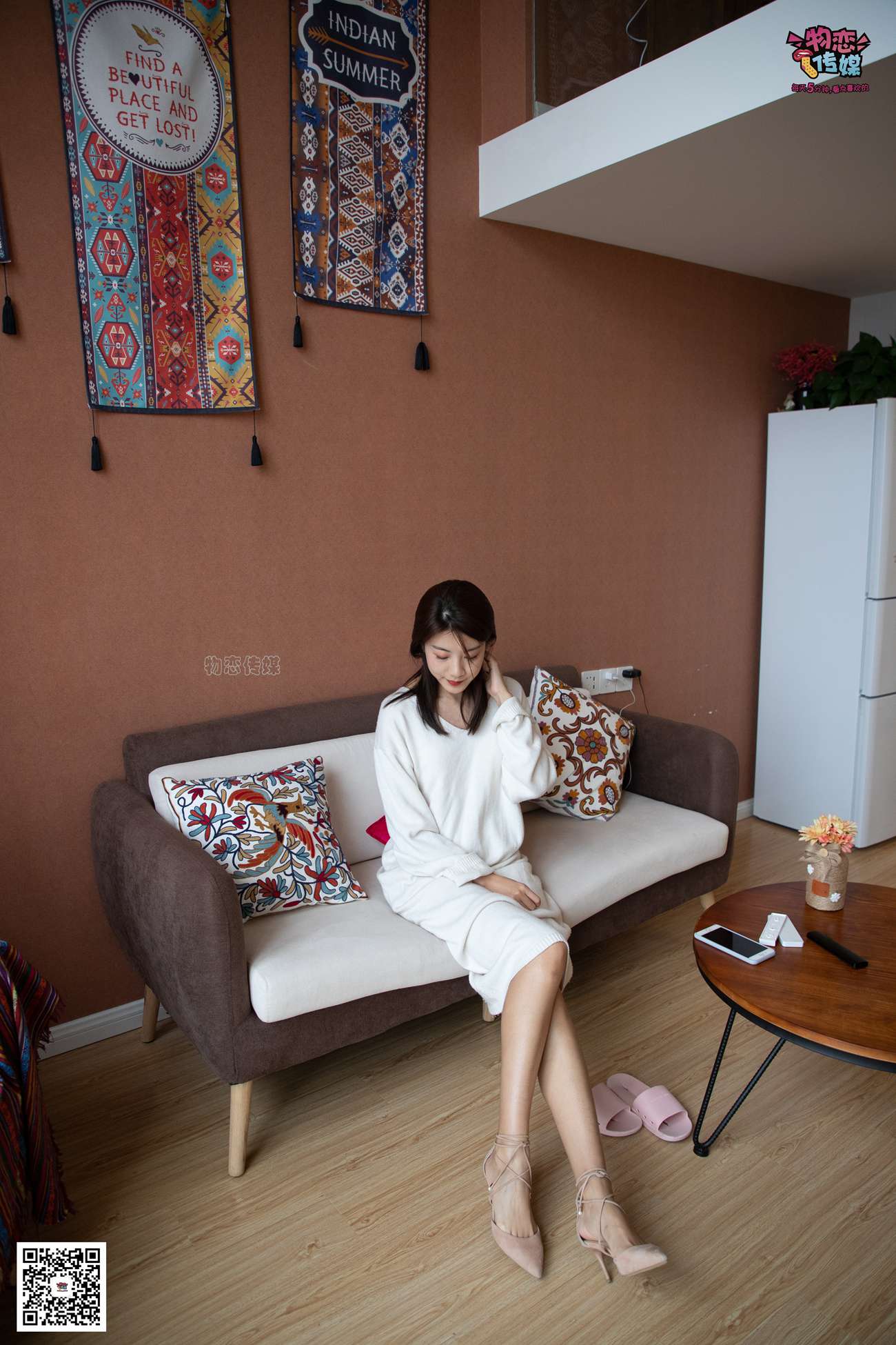 图片[113]-物恋传媒 No.085 柠檬-飘逸小白裙与细带高跟 [158P] – 速更版-美库