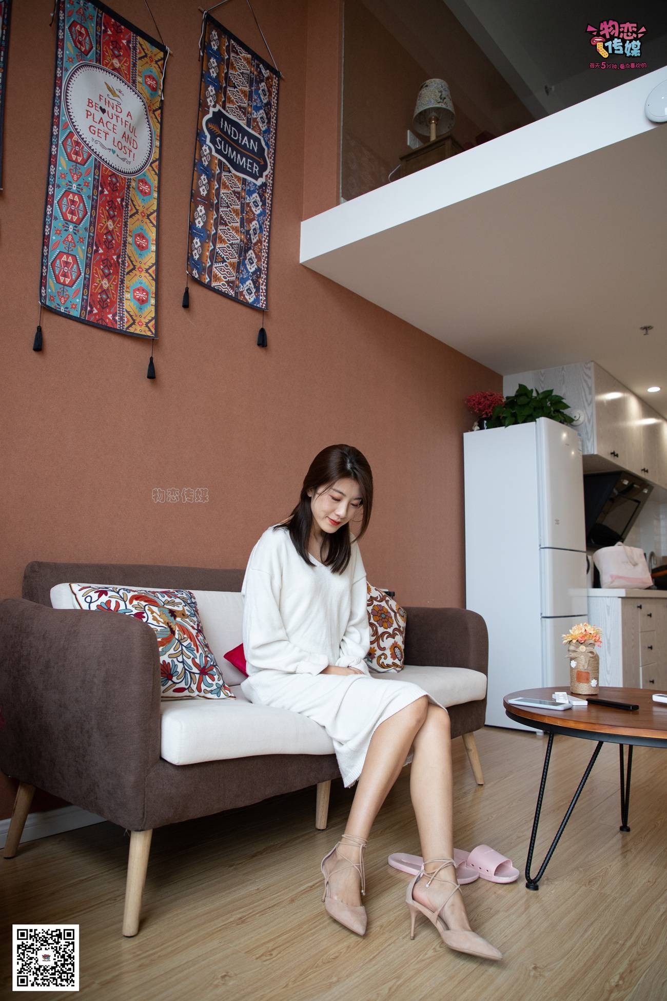 图片[115]-物恋传媒 No.085 柠檬-飘逸小白裙与细带高跟 [158P] – 速更版-美库