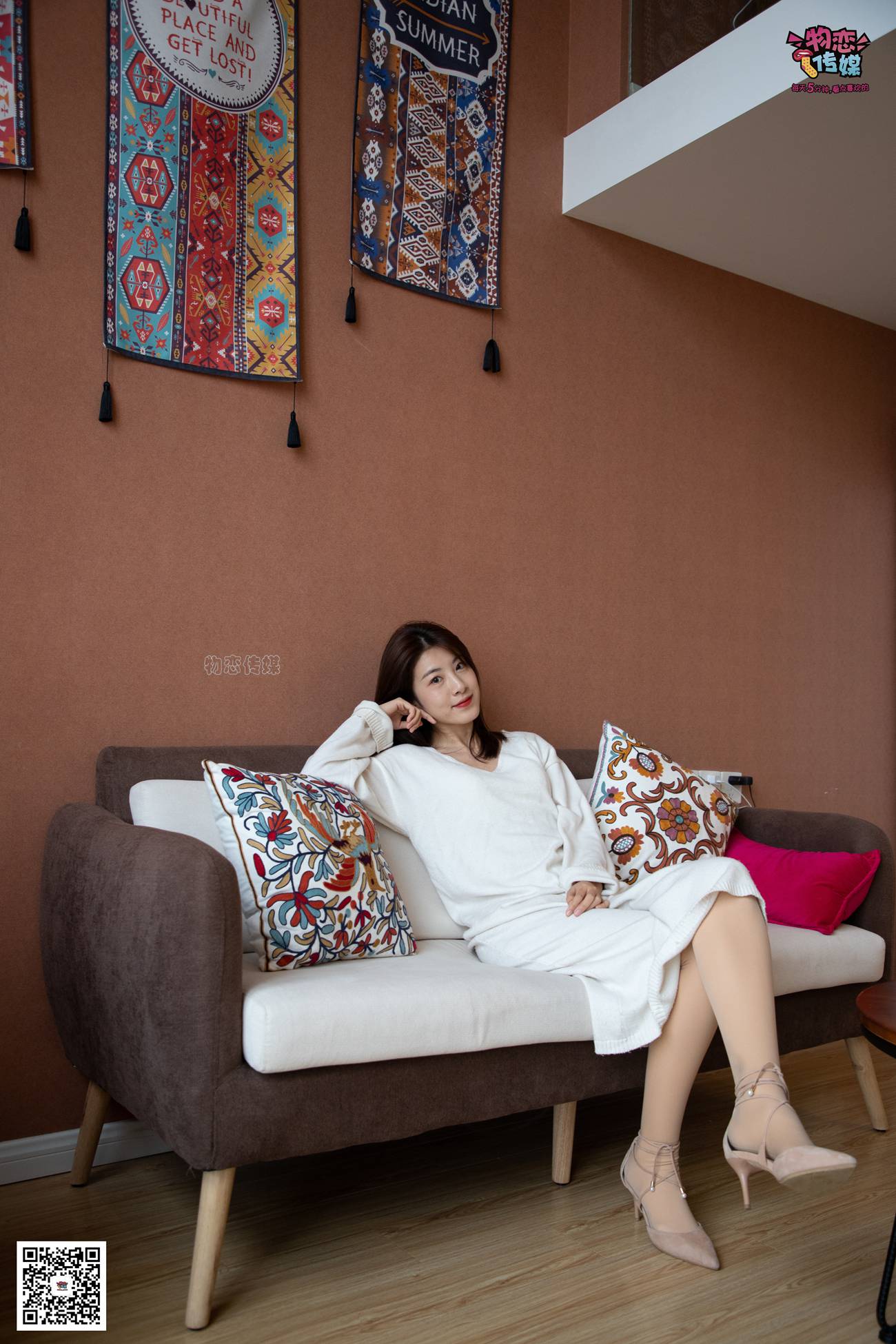 图片[153]-物恋传媒 No.085 柠檬-飘逸小白裙与细带高跟 [158P] – 速更版-美库