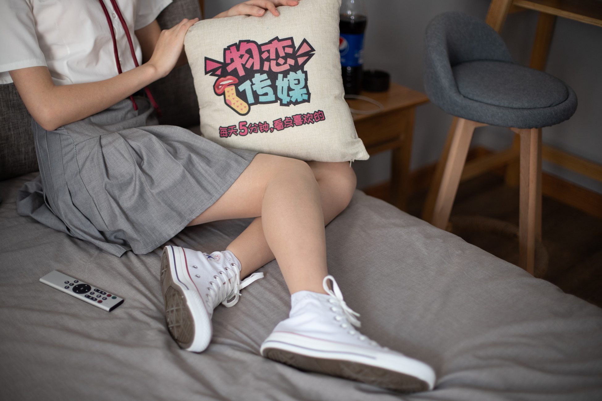 图片[17]-物恋传媒 No.088 猫耳-jk制服与船袜帆布鞋 [212P] – 速更版-美库