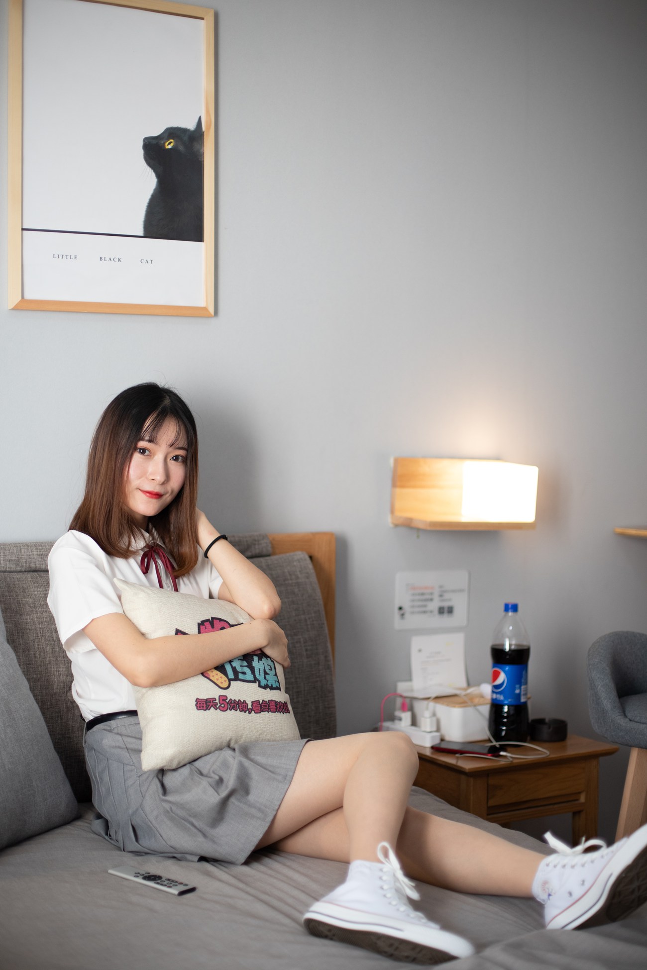 图片[21]-物恋传媒 No.088 猫耳-jk制服与船袜帆布鞋 [212P] – 速更版-美库