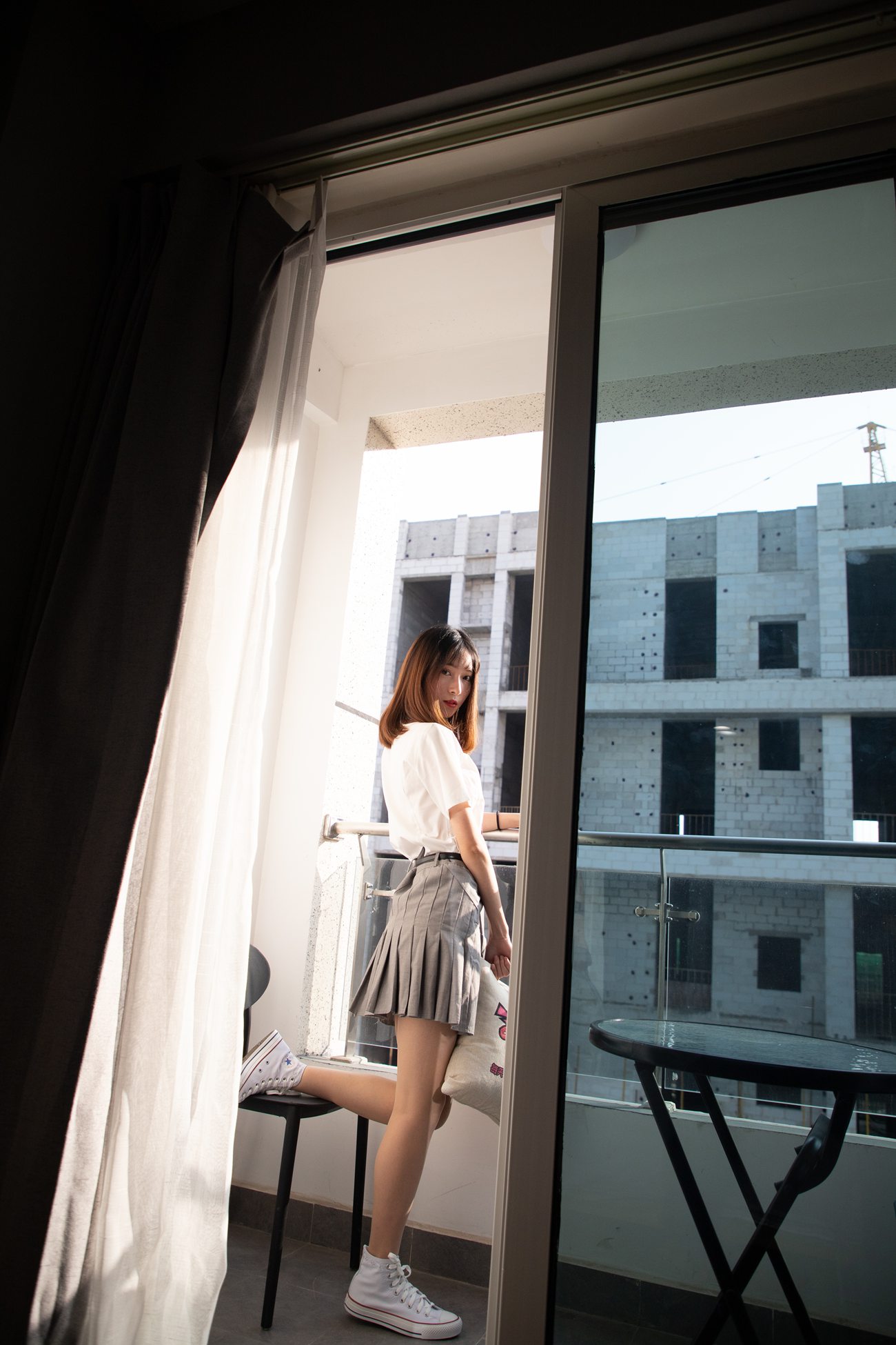 图片[24]-物恋传媒 No.088 猫耳-jk制服与船袜帆布鞋 [212P] – 速更版-美库