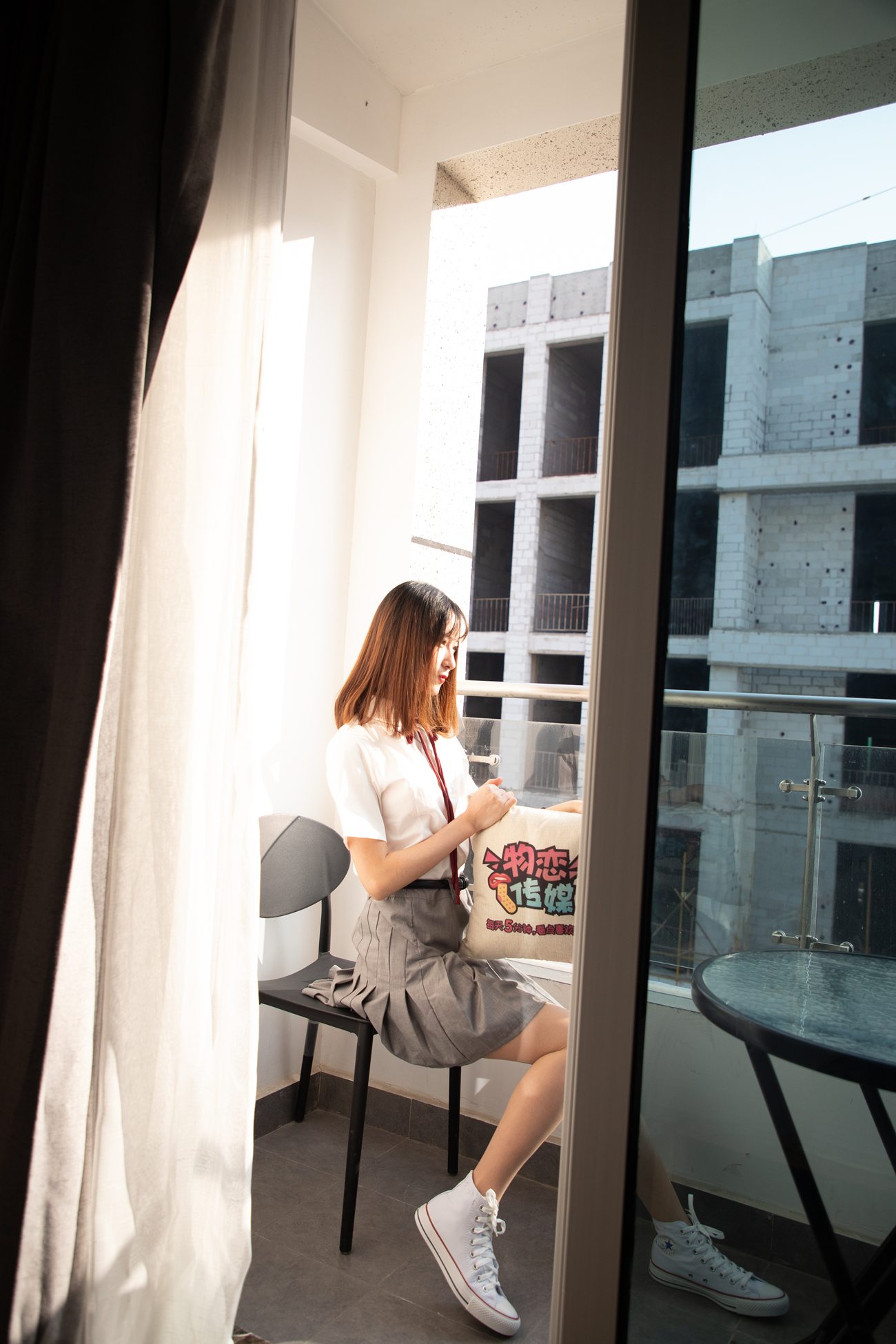 图片[25]-物恋传媒 No.088 猫耳-jk制服与船袜帆布鞋 [212P] – 速更版-美库