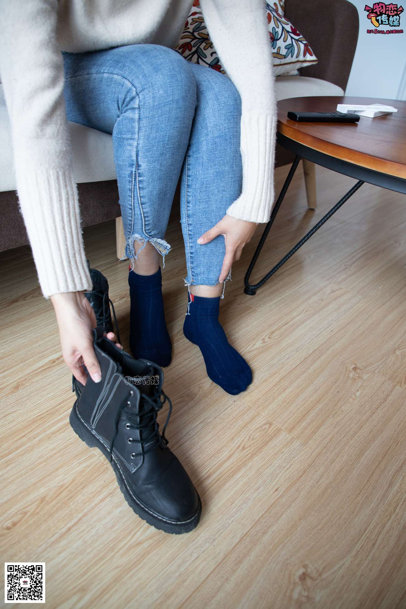 图片[35]-物恋传媒 No.087 刘心-可爱丸子头，可爱棉袜 [116P] – 速更版-美库