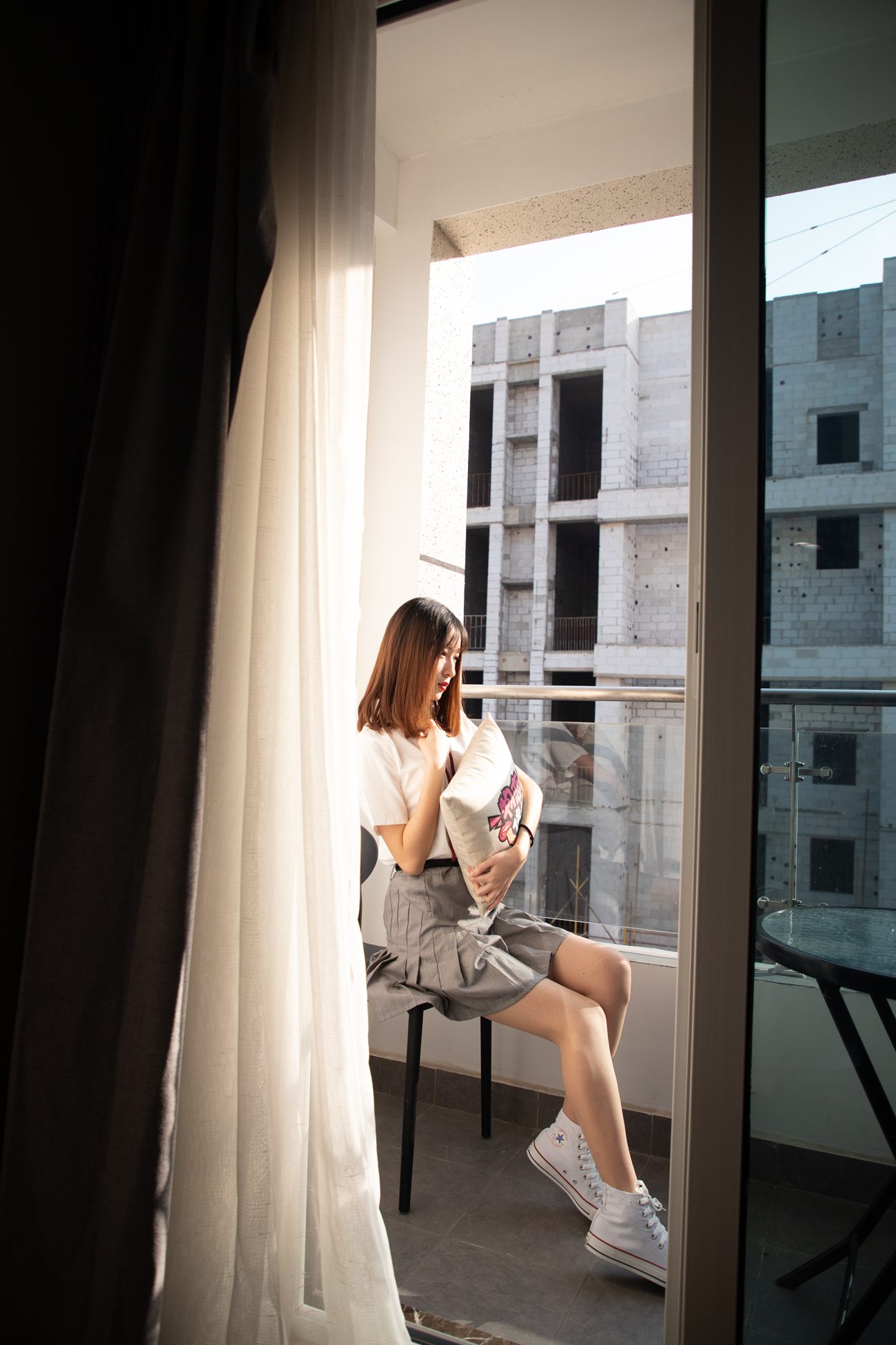 图片[31]-物恋传媒 No.088 猫耳-jk制服与船袜帆布鞋 [212P] – 速更版-美库