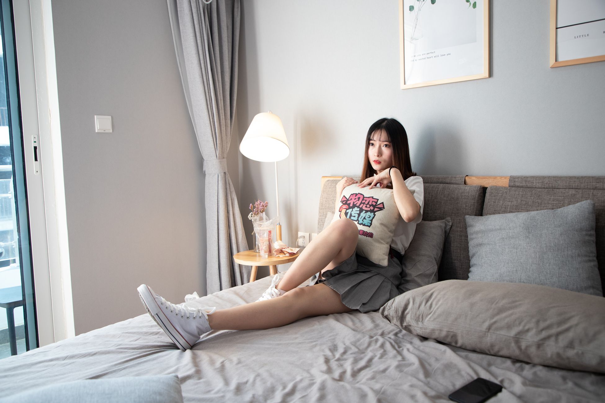 图片[50]-物恋传媒 No.088 猫耳-jk制服与船袜帆布鞋 [212P] – 速更版-美库