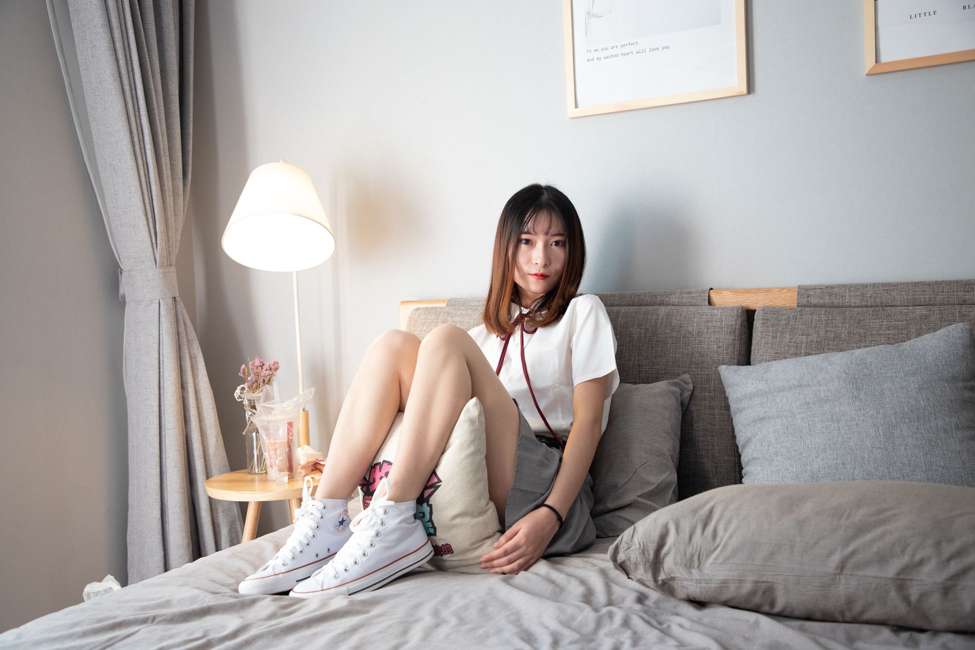 图片[53]-物恋传媒 No.088 猫耳-jk制服与船袜帆布鞋 [212P] – 速更版-美库