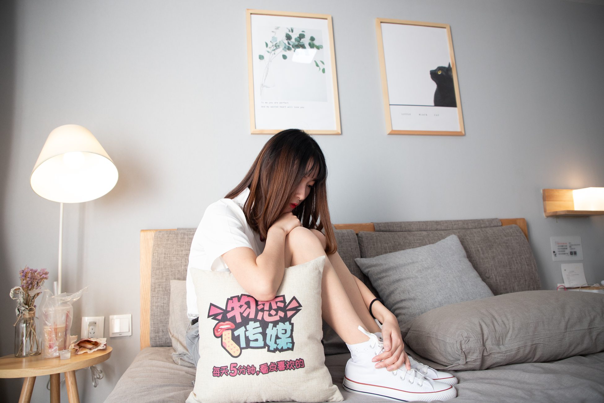 图片[61]-物恋传媒 No.088 猫耳-jk制服与船袜帆布鞋 [212P] – 速更版-美库