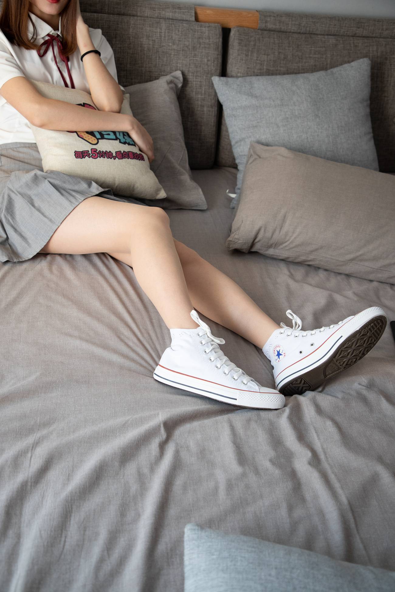 图片[66]-物恋传媒 No.088 猫耳-jk制服与船袜帆布鞋 [212P] – 速更版-美库