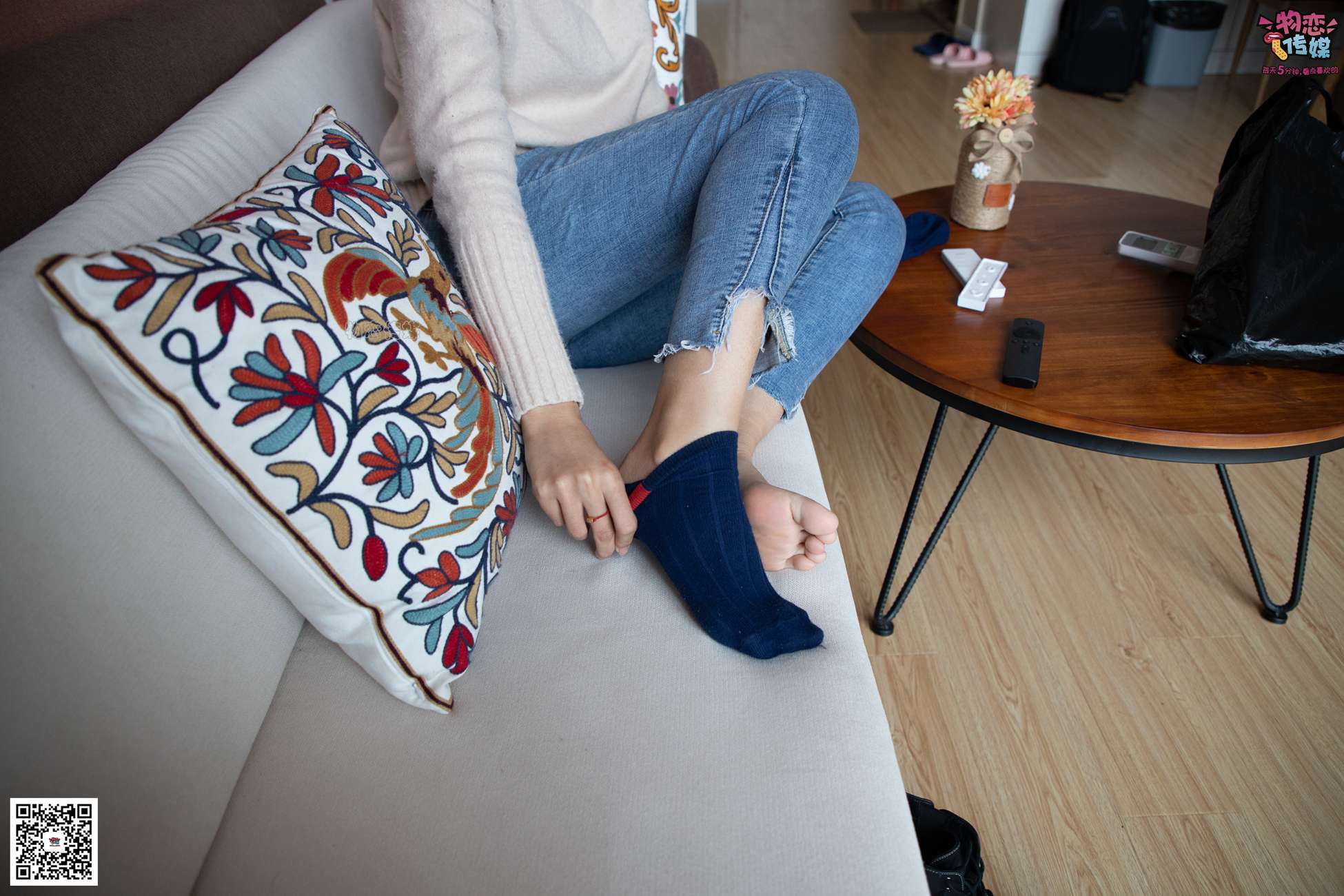 图片[72]-物恋传媒 No.087 刘心-可爱丸子头，可爱棉袜 [116P] – 速更版-美库