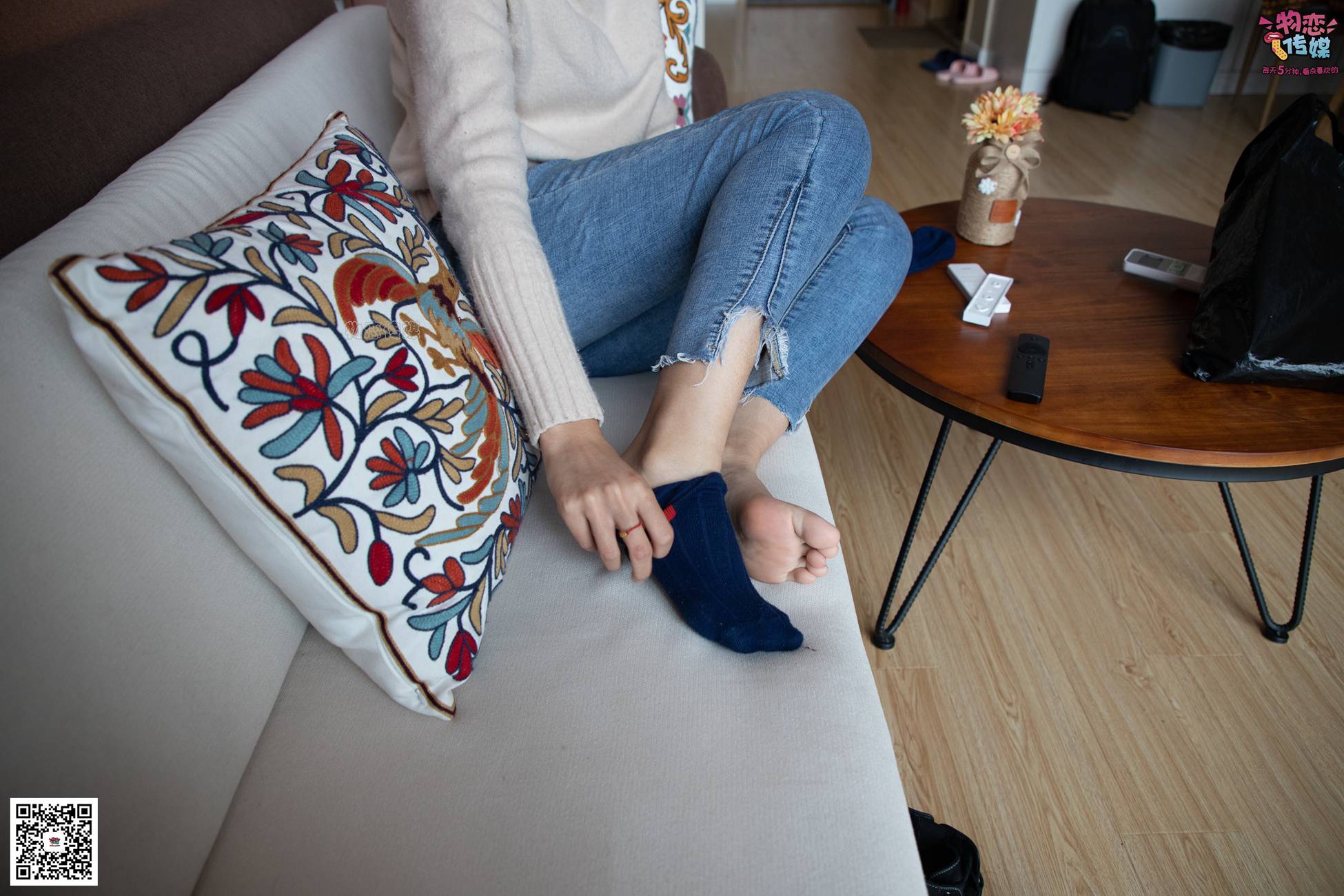 图片[73]-物恋传媒 No.087 刘心-可爱丸子头，可爱棉袜 [116P] – 速更版-美库