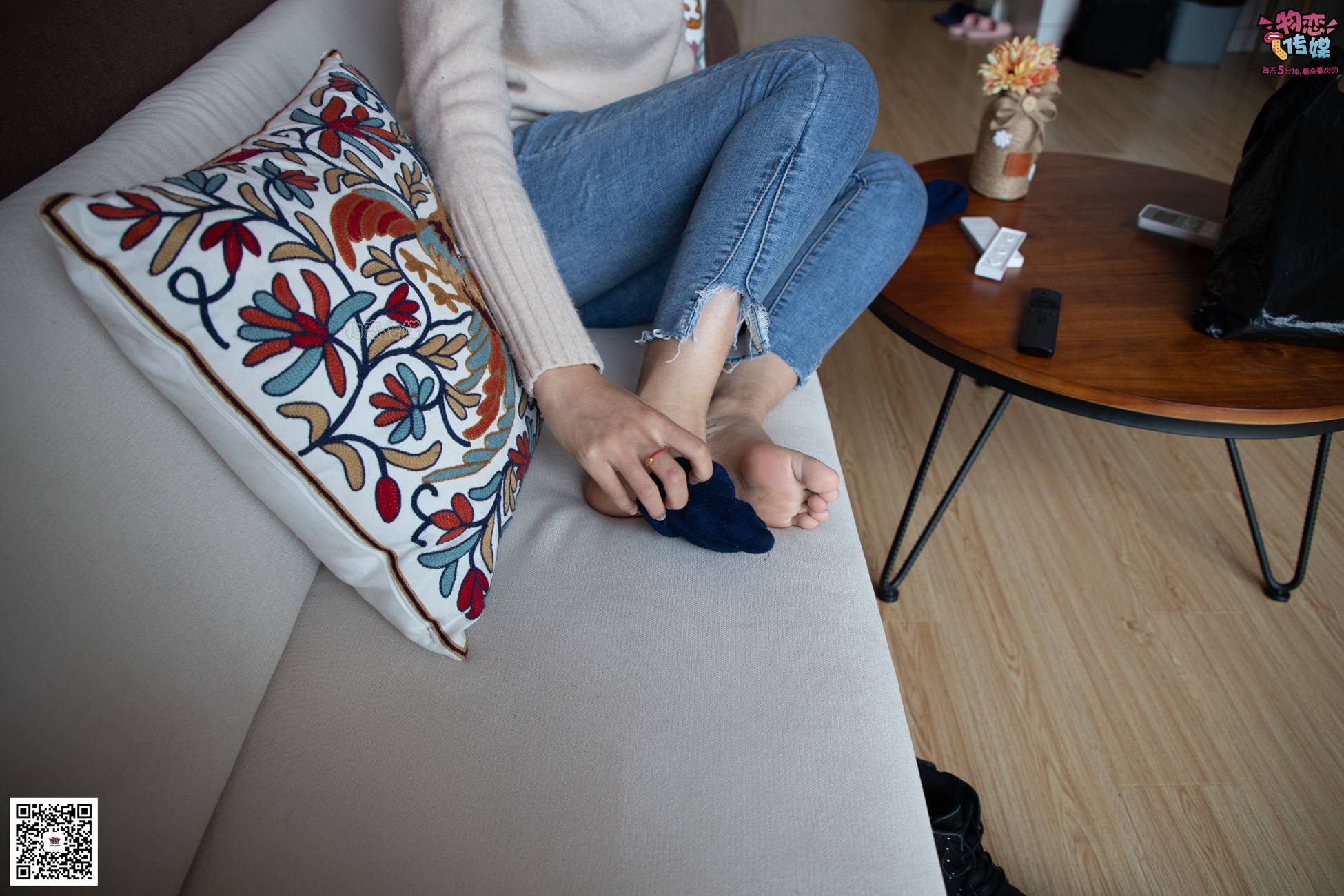 图片[75]-物恋传媒 No.087 刘心-可爱丸子头，可爱棉袜 [116P] – 速更版-美库