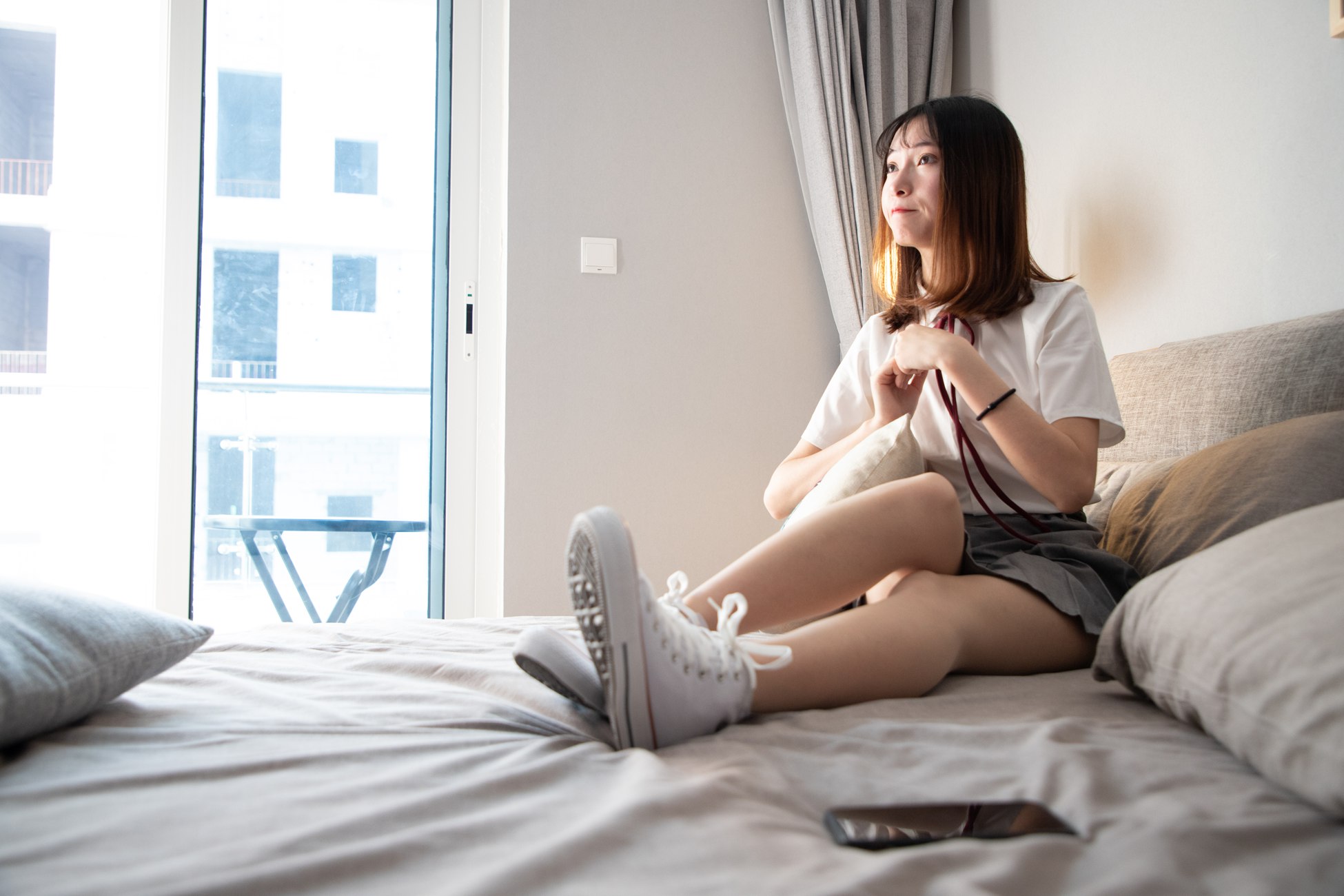 图片[72]-物恋传媒 No.088 猫耳-jk制服与船袜帆布鞋 [212P] – 速更版-美库