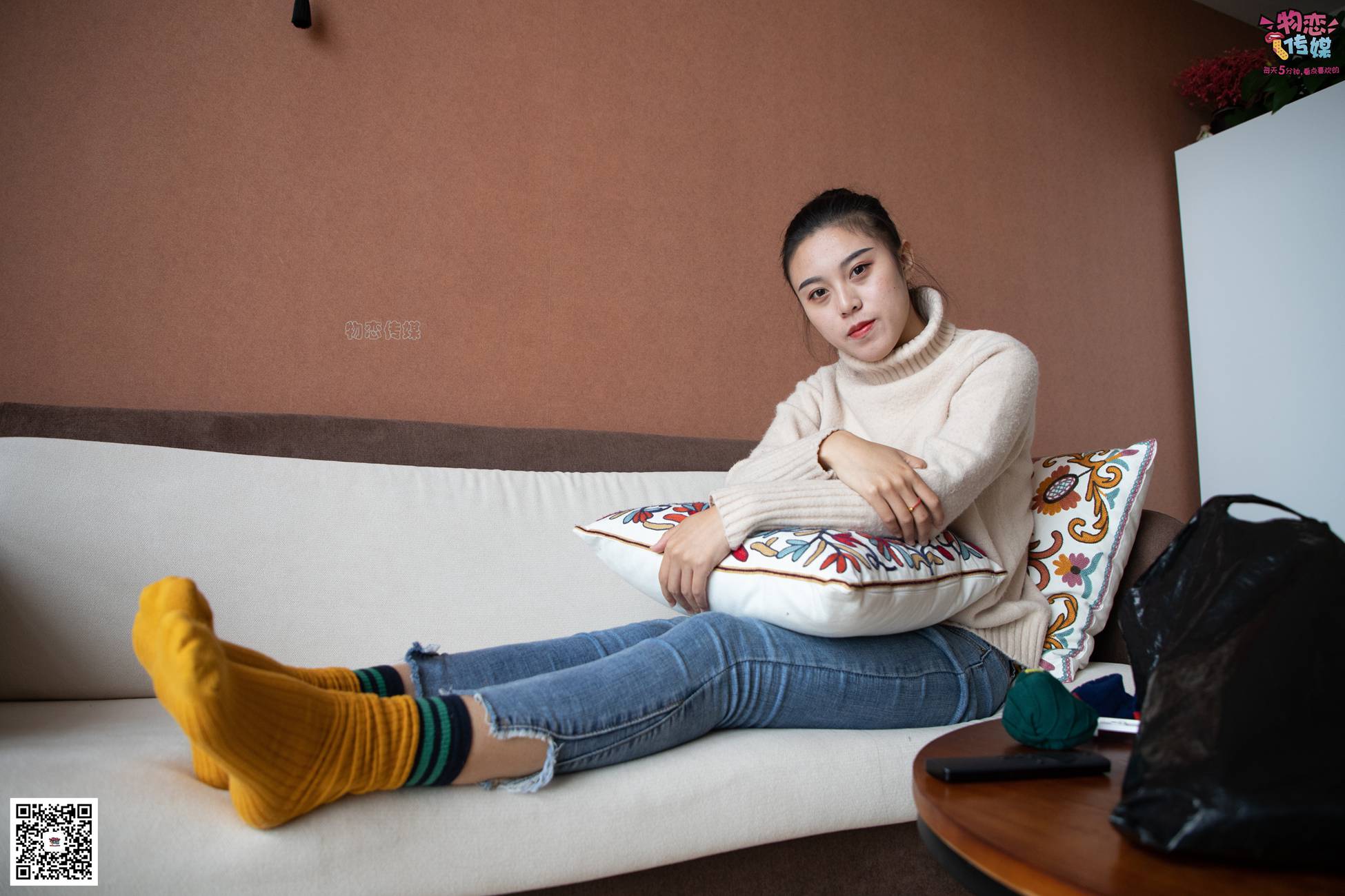 图片[94]-物恋传媒 No.087 刘心-可爱丸子头，可爱棉袜 [116P] – 速更版-美库