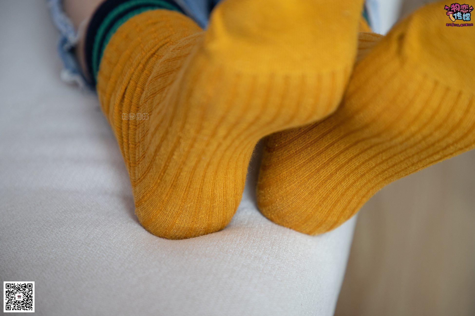 图片[100]-物恋传媒 No.087 刘心-可爱丸子头，可爱棉袜 [116P] – 速更版-美库