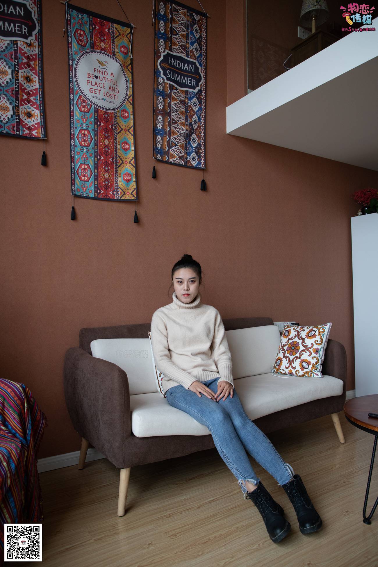 图片[108]-物恋传媒 No.087 刘心-可爱丸子头，可爱棉袜 [116P] – 速更版-美库