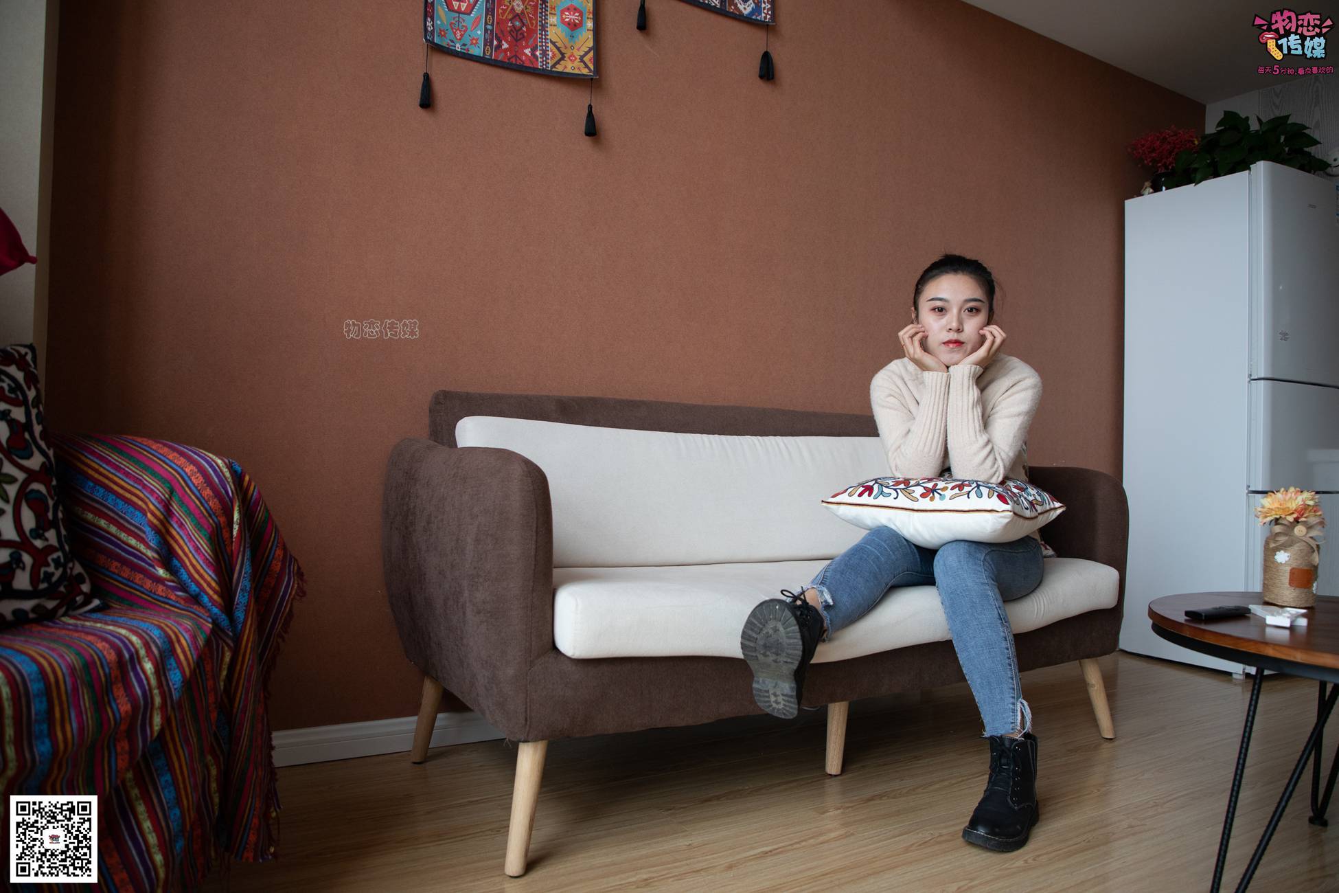 图片[115]-物恋传媒 No.087 刘心-可爱丸子头，可爱棉袜 [116P] – 速更版-美库