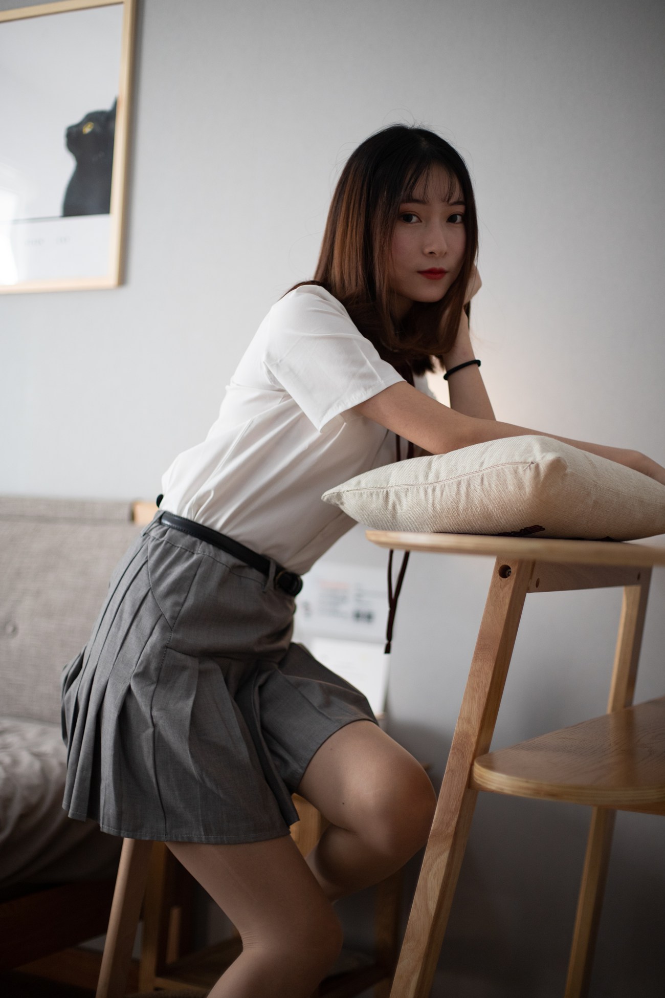 图片[205]-物恋传媒 No.088 猫耳-jk制服与船袜帆布鞋 [212P] – 速更版-美库