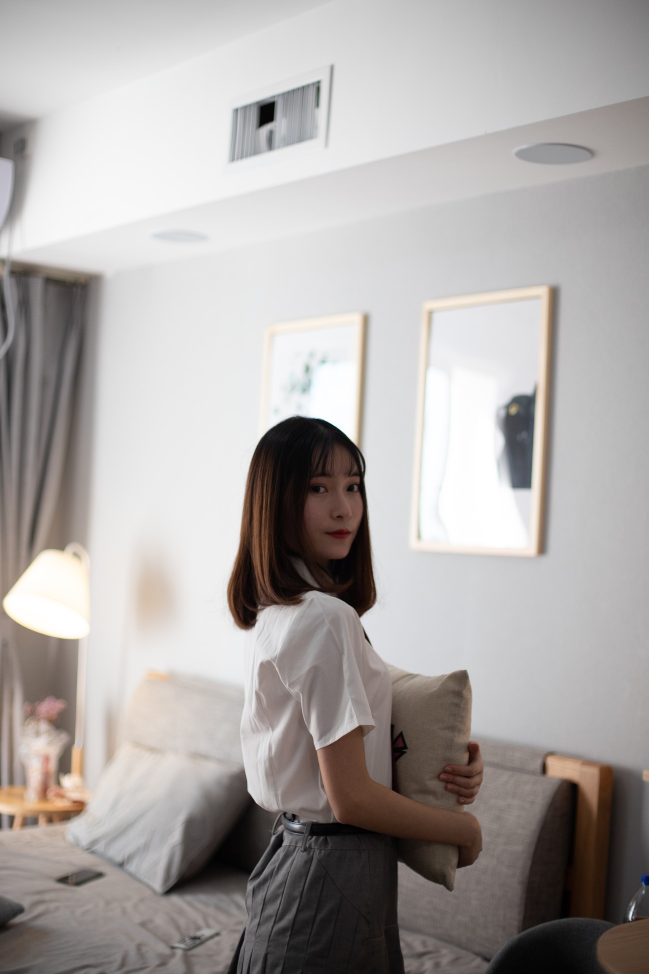 图片[209]-物恋传媒 No.088 猫耳-jk制服与船袜帆布鞋 [212P] – 速更版-美库