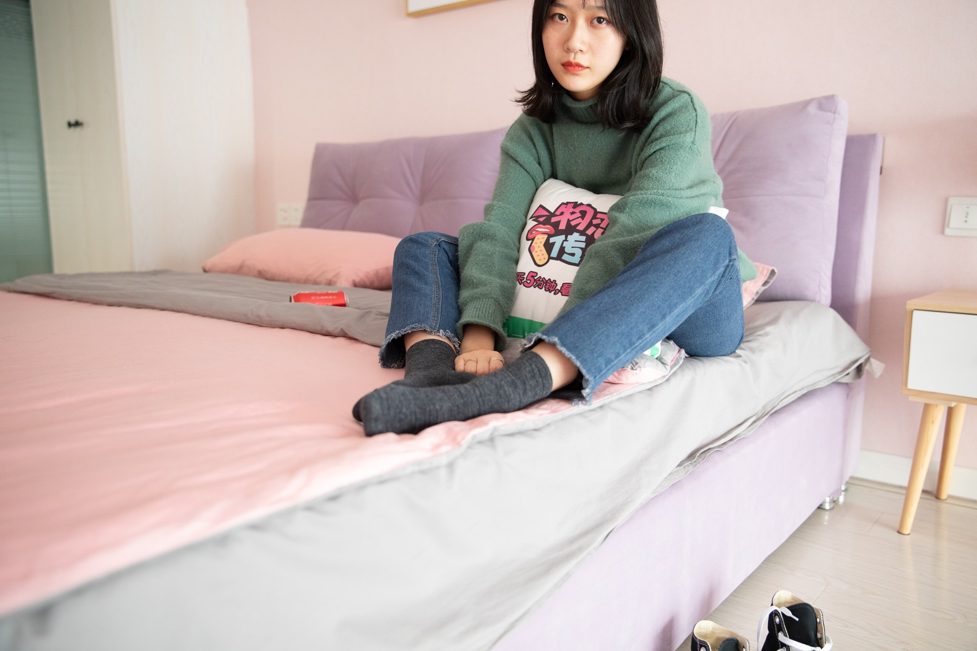 图片[72]-物恋传媒 No.093 落落-喂，放学以后学校对面奶茶店等你 [180P] – 速更版-美库