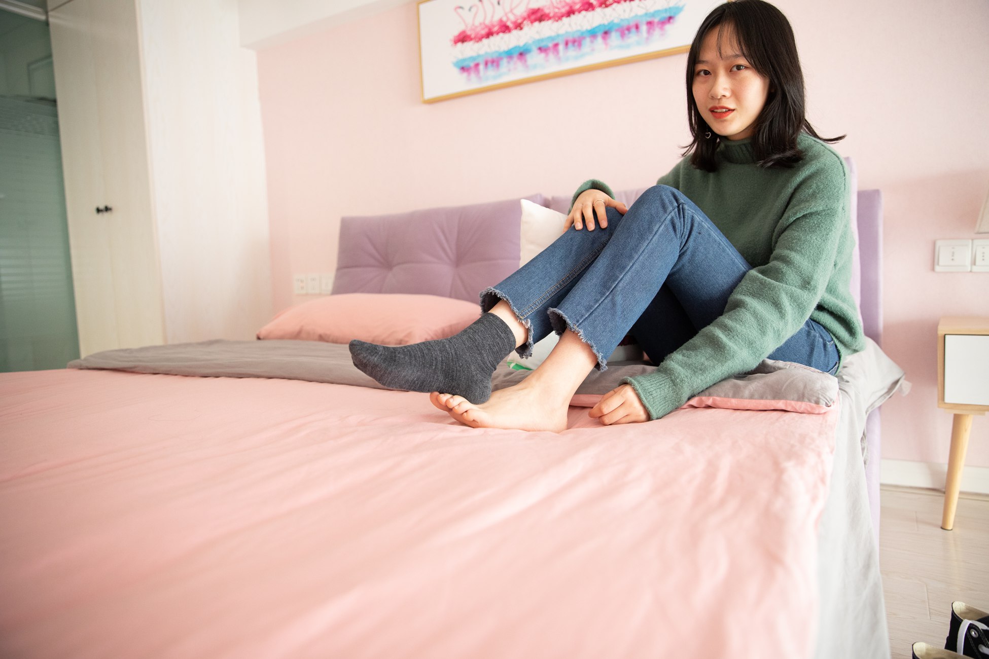 图片[93]-物恋传媒 No.093 落落-喂，放学以后学校对面奶茶店等你 [180P] – 速更版-美库