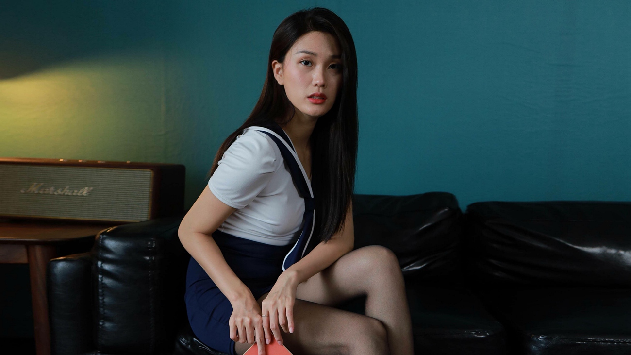 图片[91]-[IESS异思趣向] 2021.05.13 丝享家 802：羽西《沙发上的黑丝》[90P] – 速更版-美库