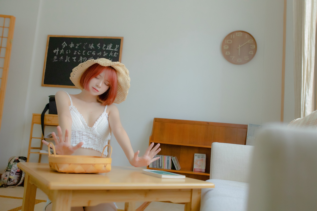 图片[15]-疯猫ss 草帽女孩 [30P] – 速更版-美库