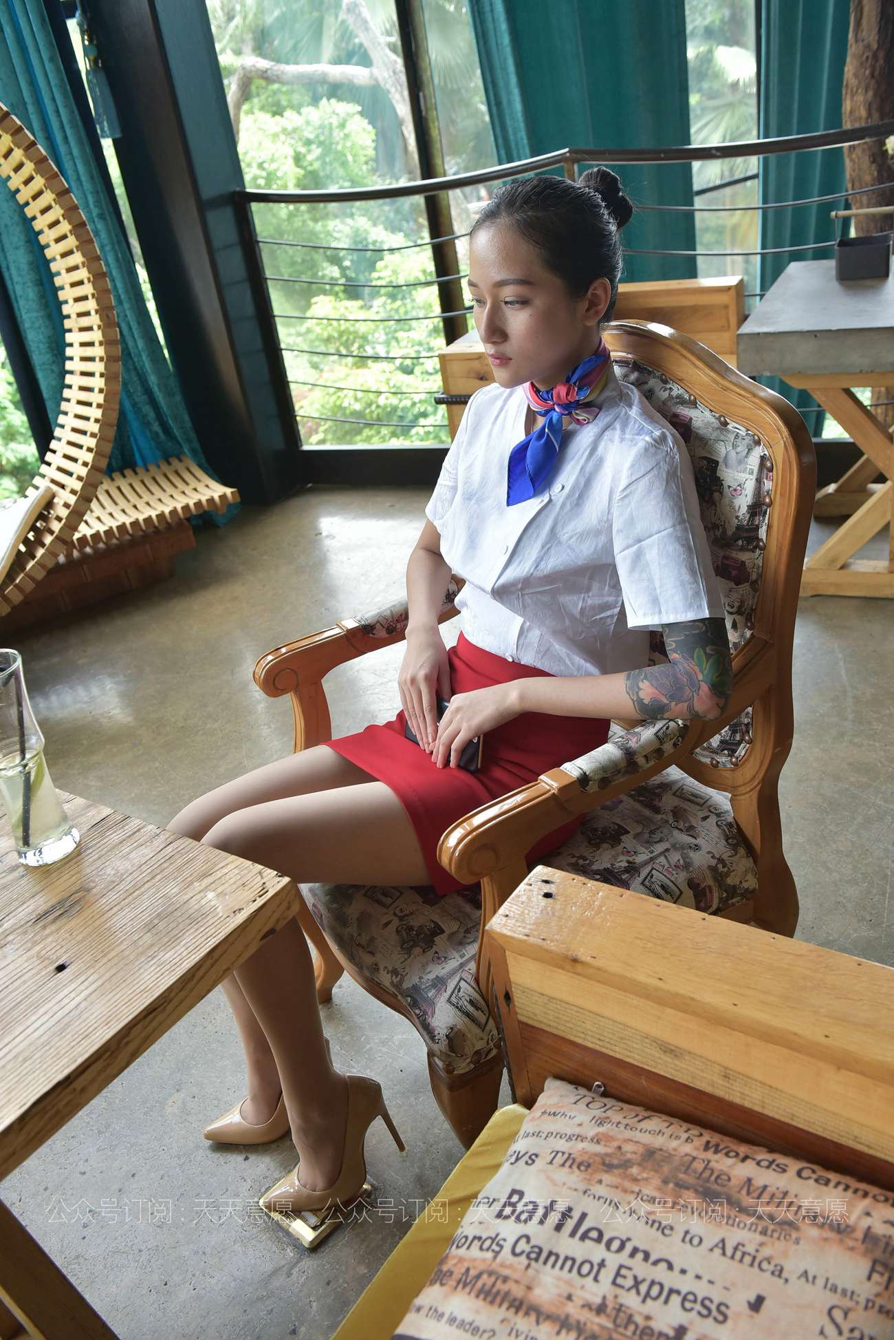 图片[39]-[IESS异思趣向] 2021.05.14 丝享家 803：潇潇《红裙职业装展示》[88P] – 速更版-美库