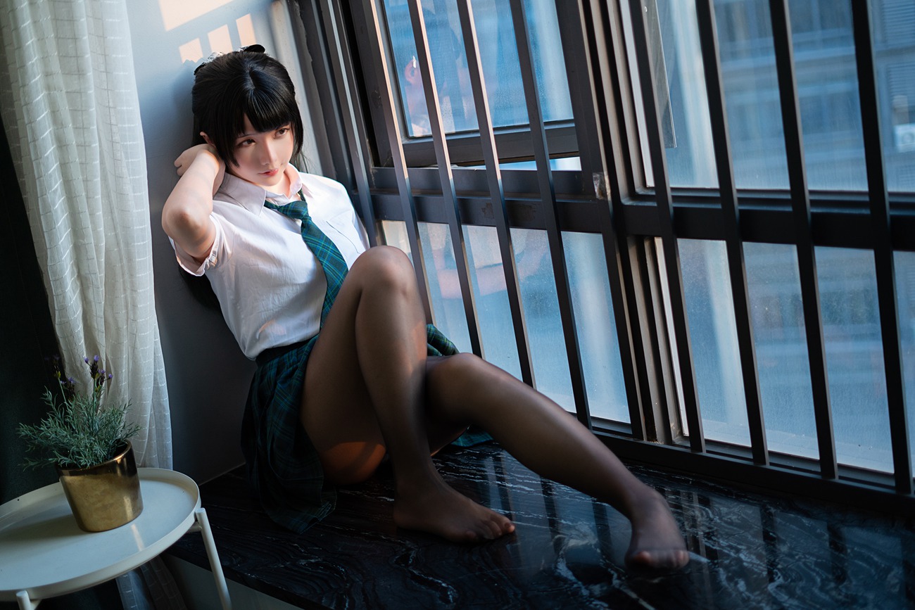 图片[10]-微博红人@星之迟迟 JK-绿 [125P] – 速更版-美库