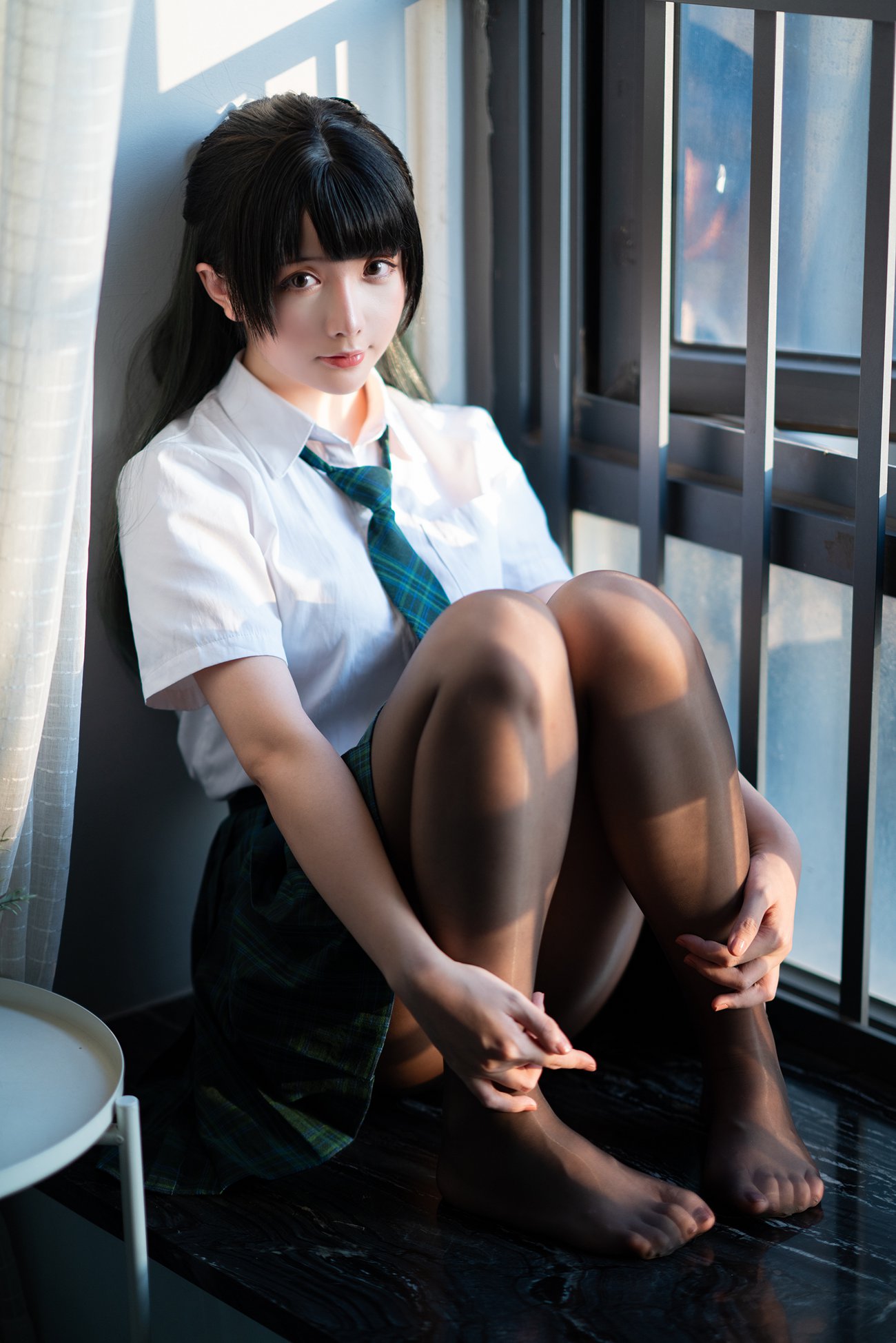 图片[31]-微博红人@星之迟迟 JK-绿 [125P] – 速更版-美库