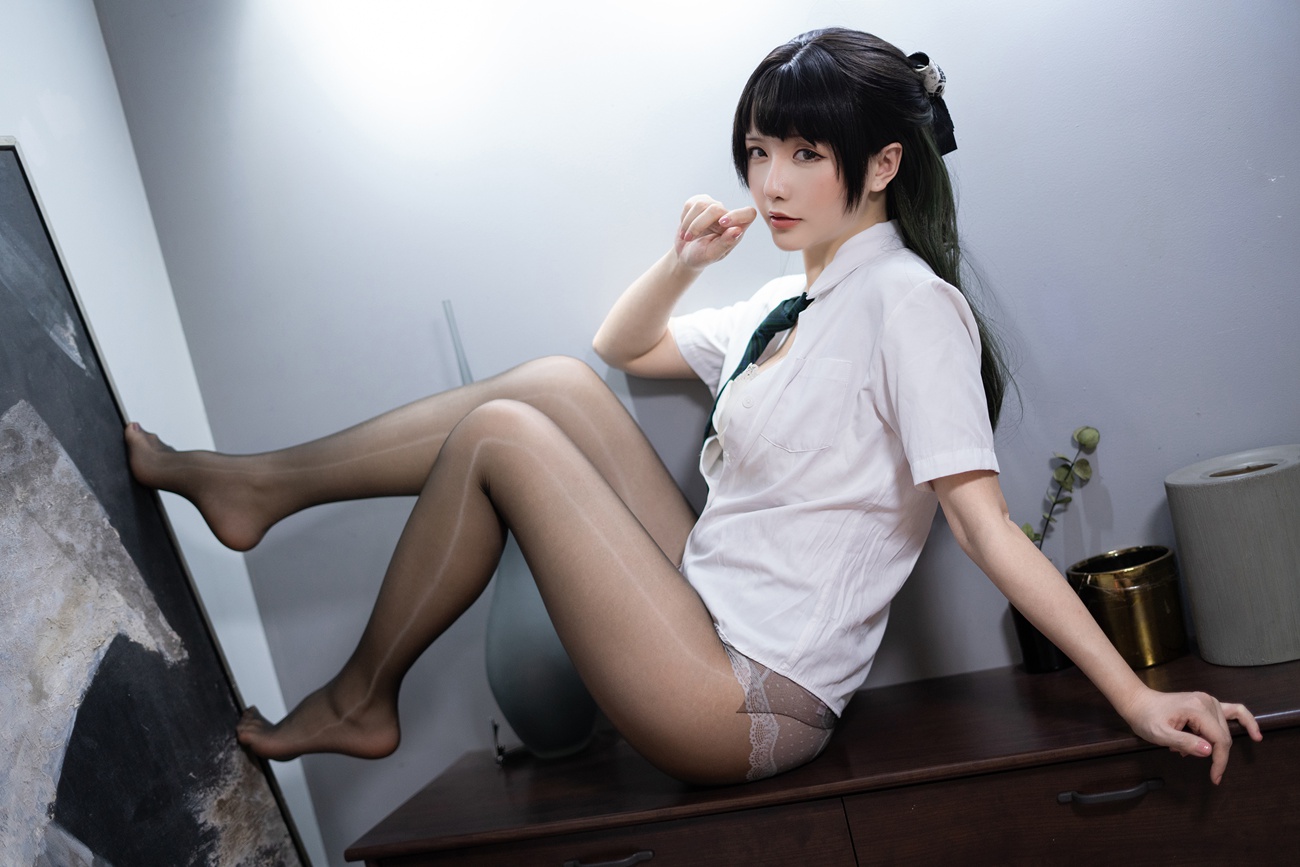 图片[37]-微博红人@星之迟迟 JK-绿 [125P] – 速更版-美库