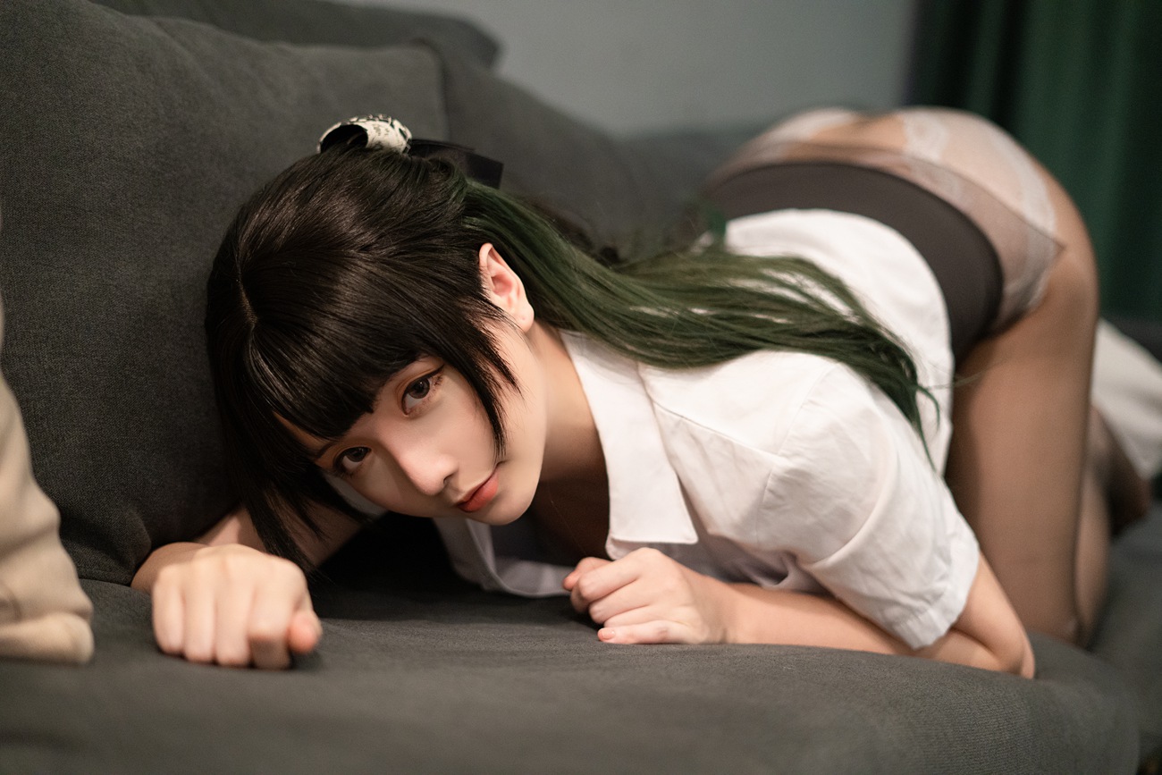 图片[74]-微博红人@星之迟迟 JK-绿 [125P] – 速更版-美库