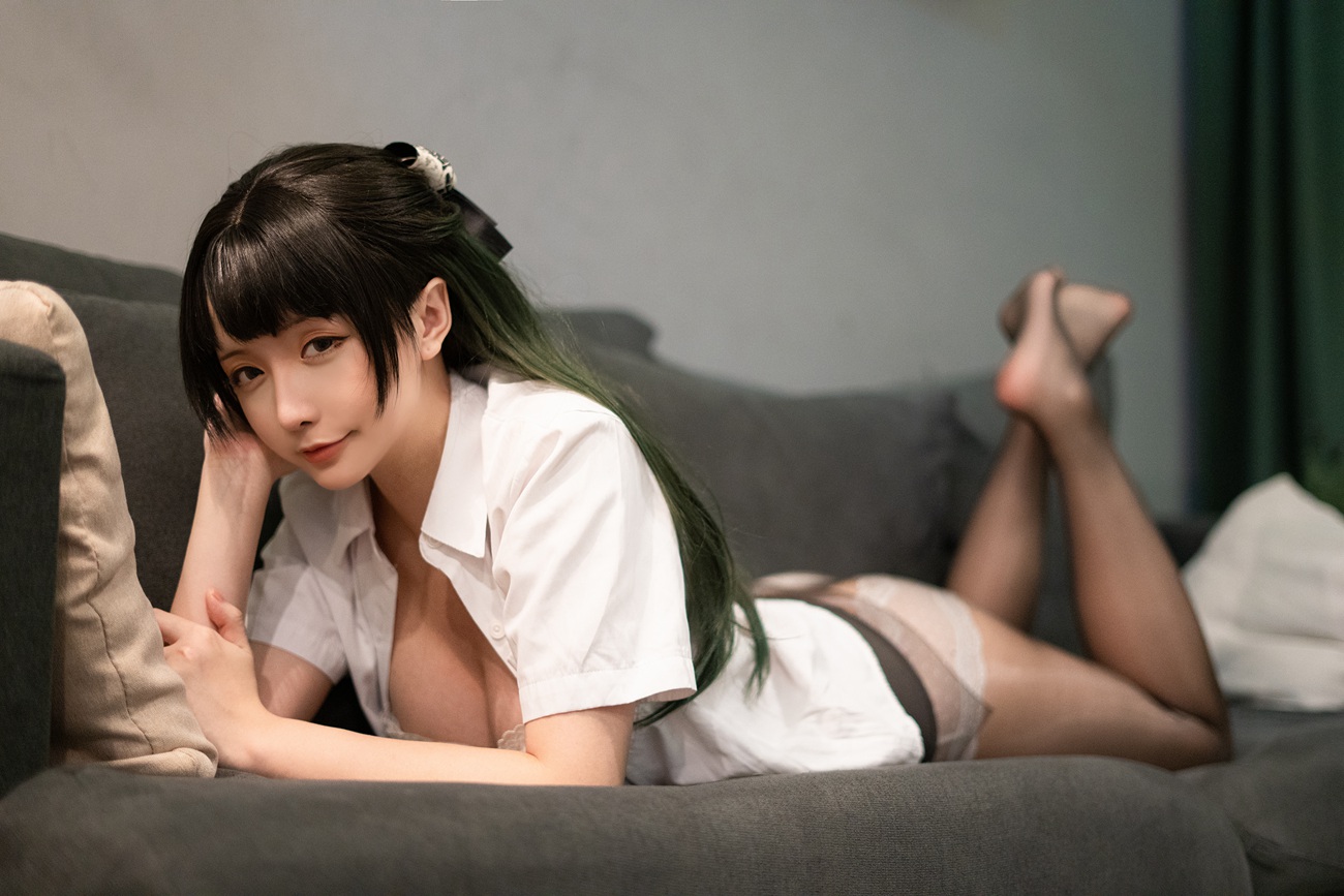 图片[76]-微博红人@星之迟迟 JK-绿 [125P] – 速更版-美库