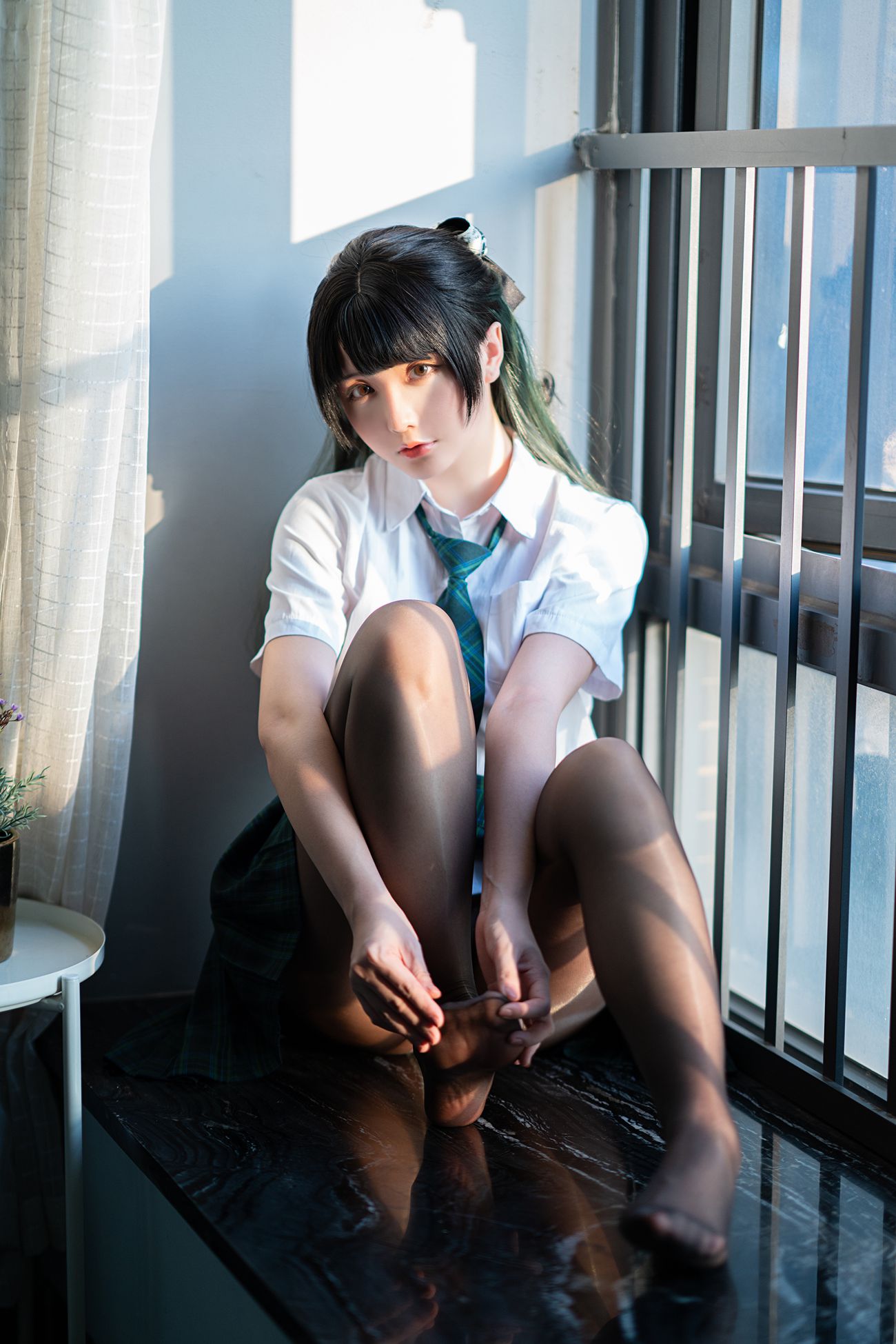 图片[97]-微博红人@星之迟迟 JK-绿 [125P] – 速更版-美库