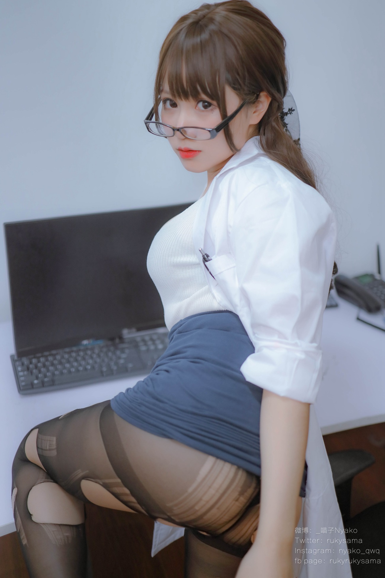 图片[88]-Nyako喵子 – 秘密病栋[130P] – 速更版-美库