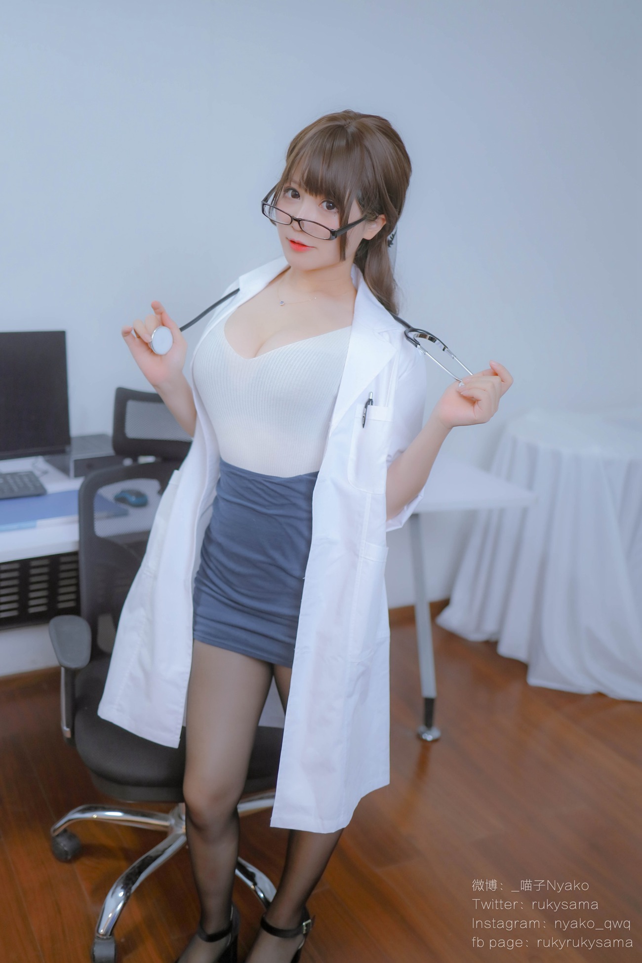 图片[106]-Nyako喵子 – 秘密病栋[130P] – 速更版-美库