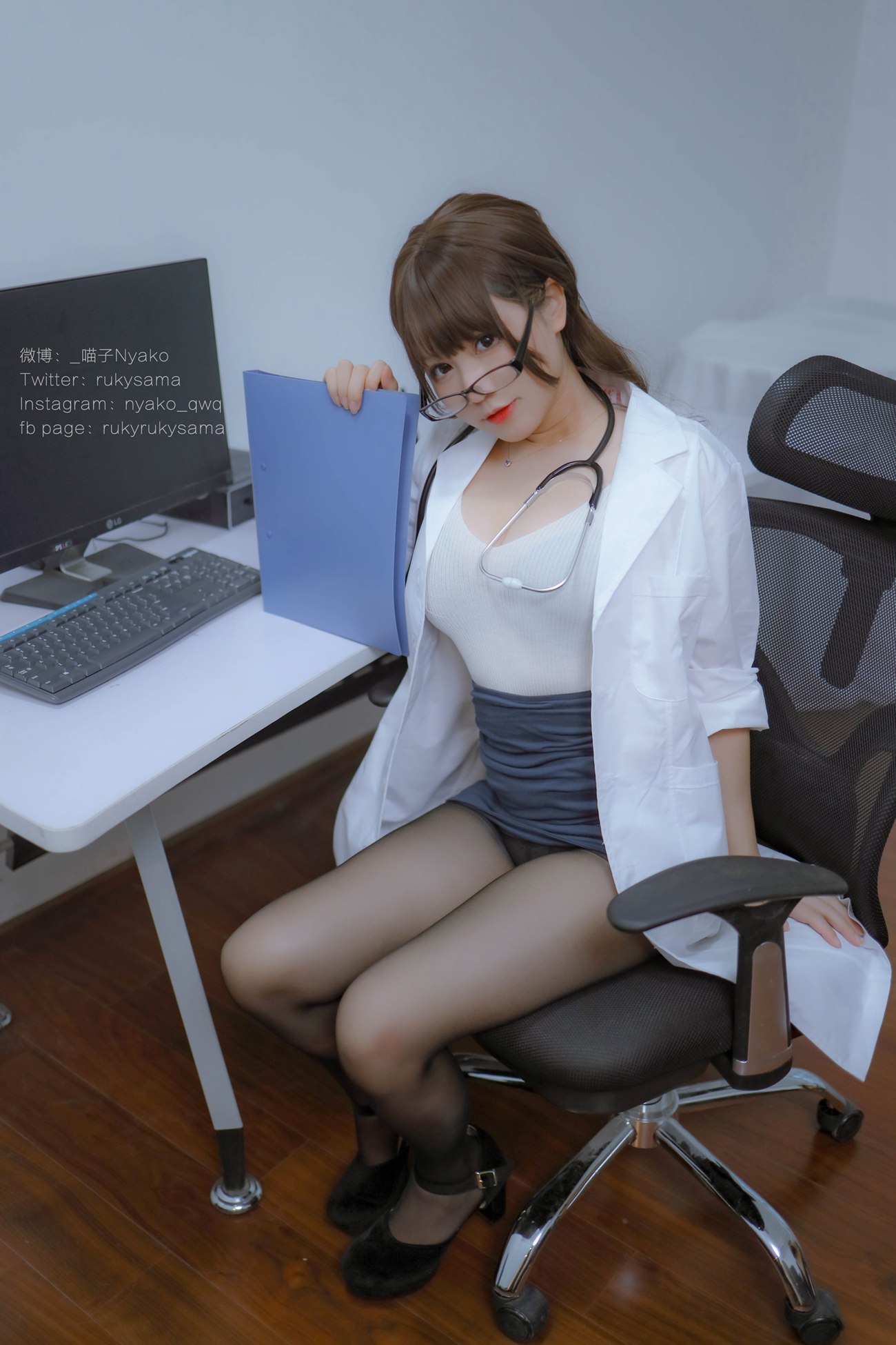 图片[126]-Nyako喵子 – 秘密病栋[130P] – 速更版-美库